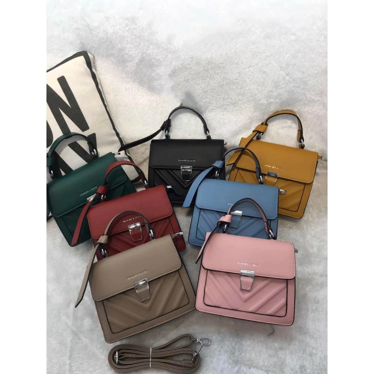 square shoulder messenger bag - Image 3