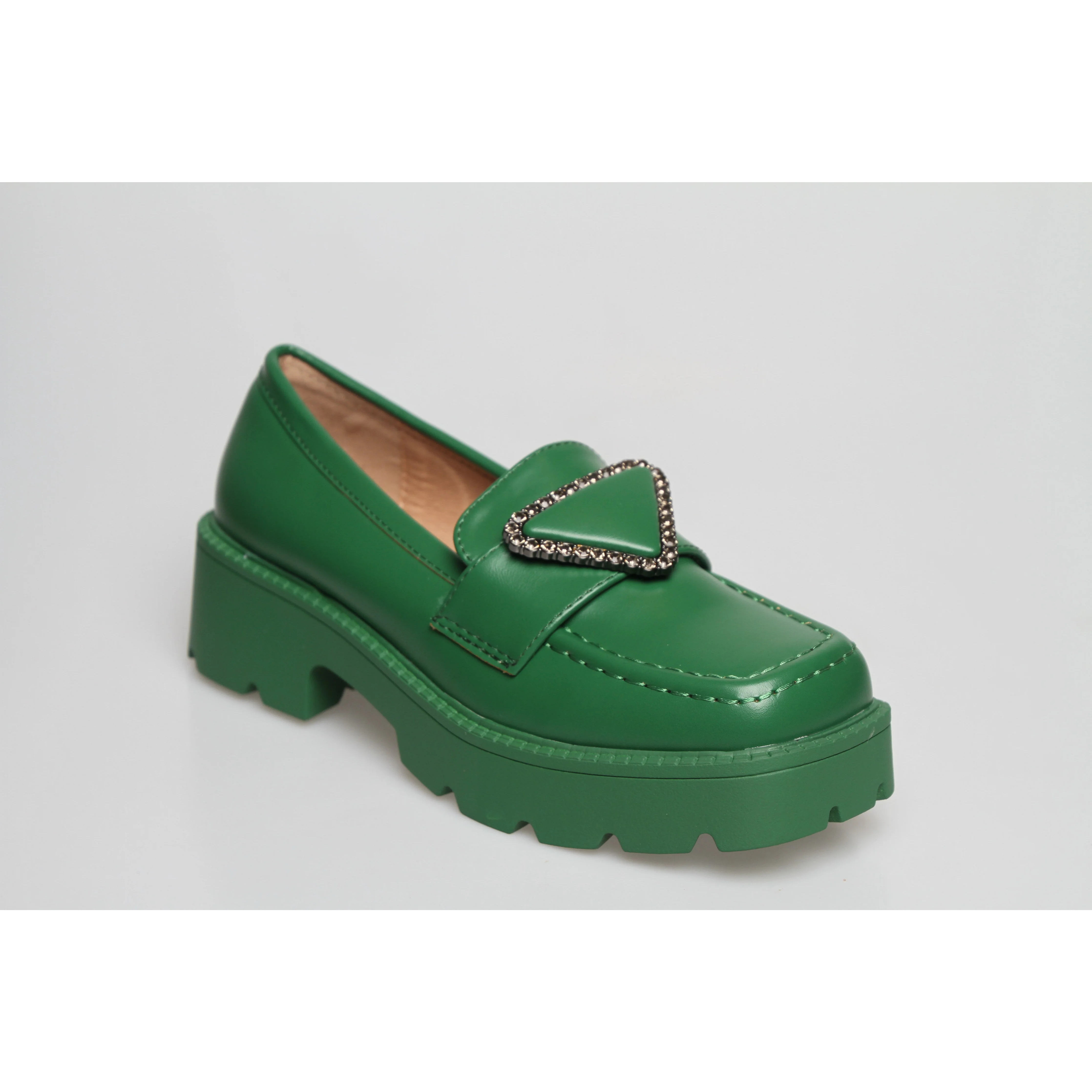 Square Toe Platform Oxford Shoes - Image 18