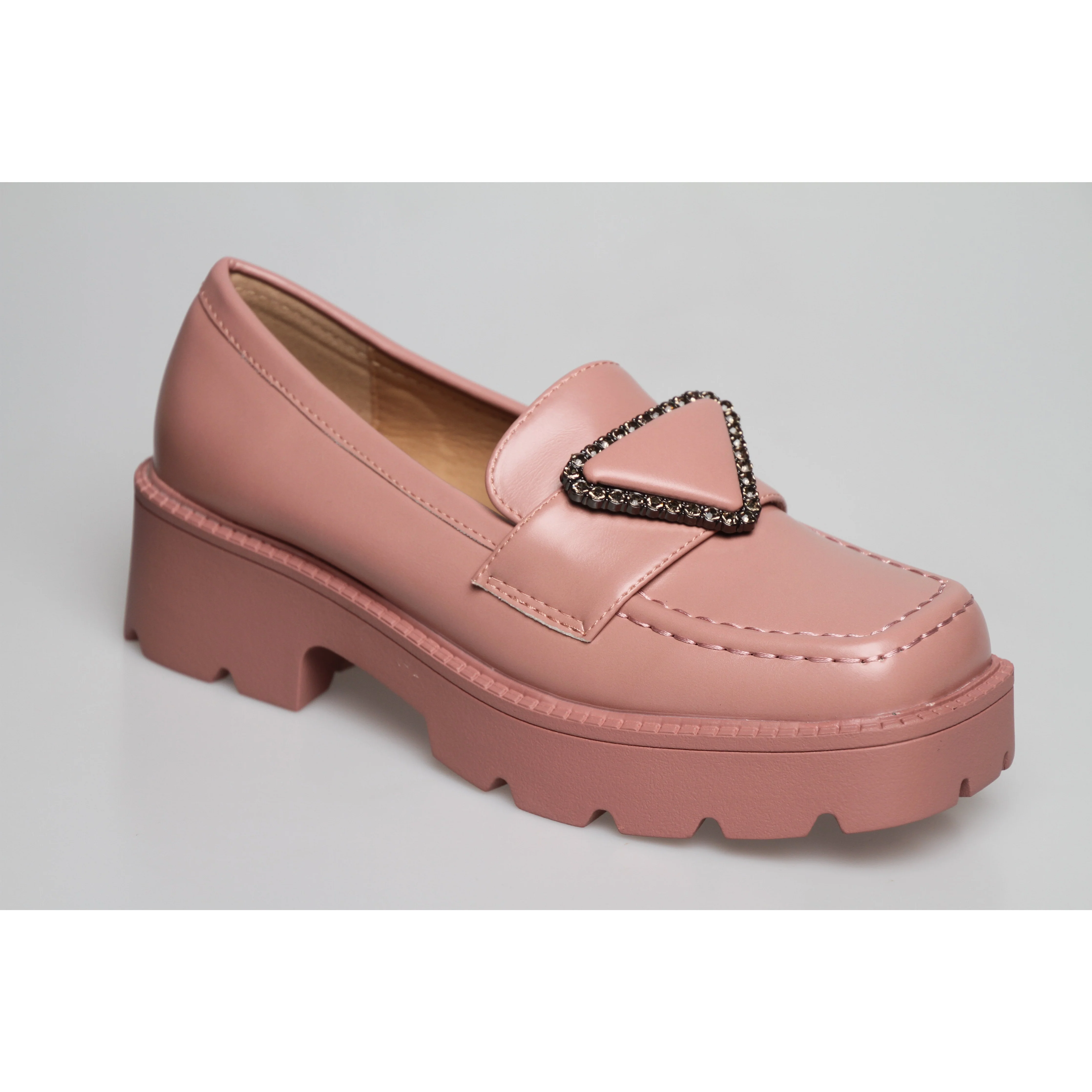 Square Toe Platform Oxford Shoes - Image 19