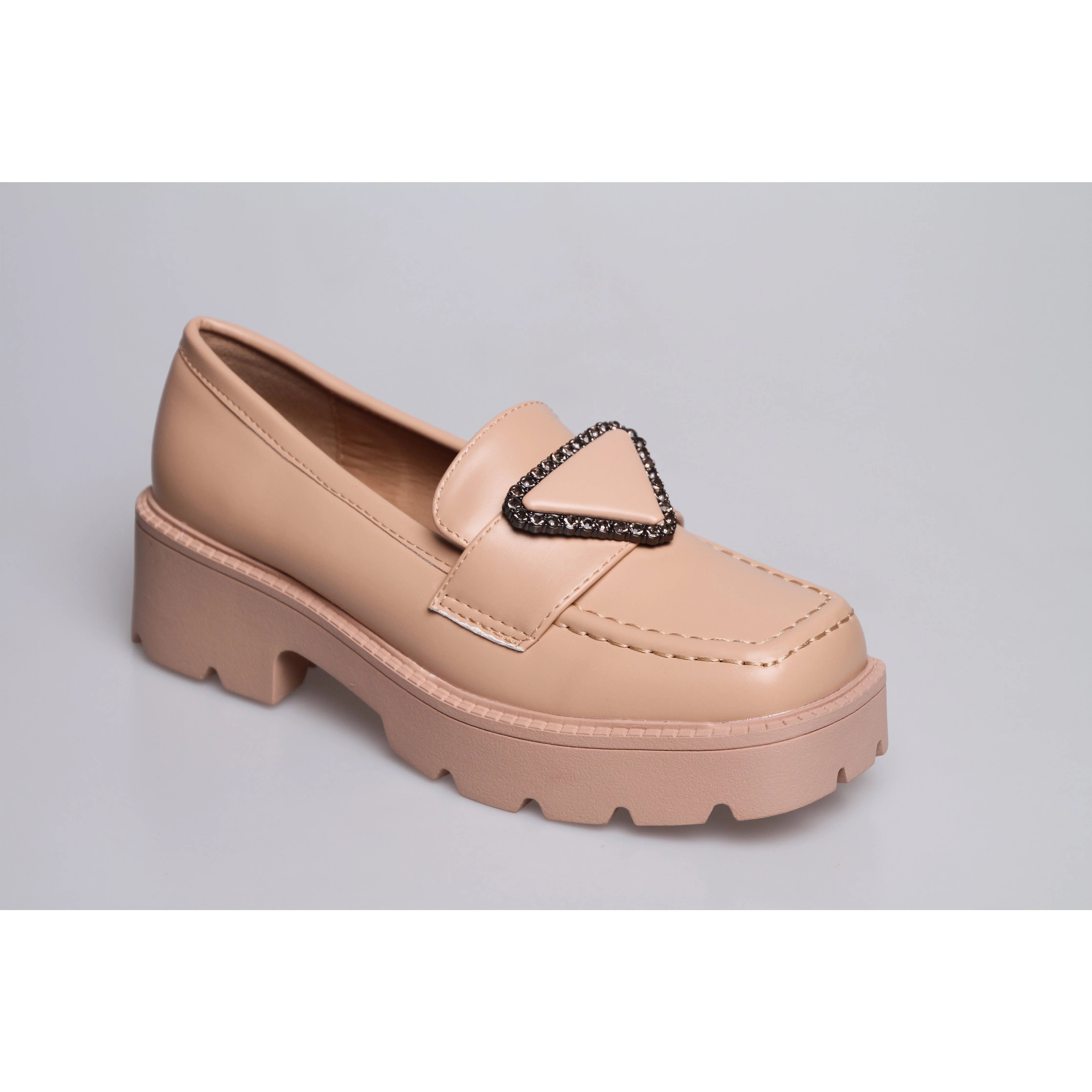 Square Toe Platform Oxford Shoes - Image 20