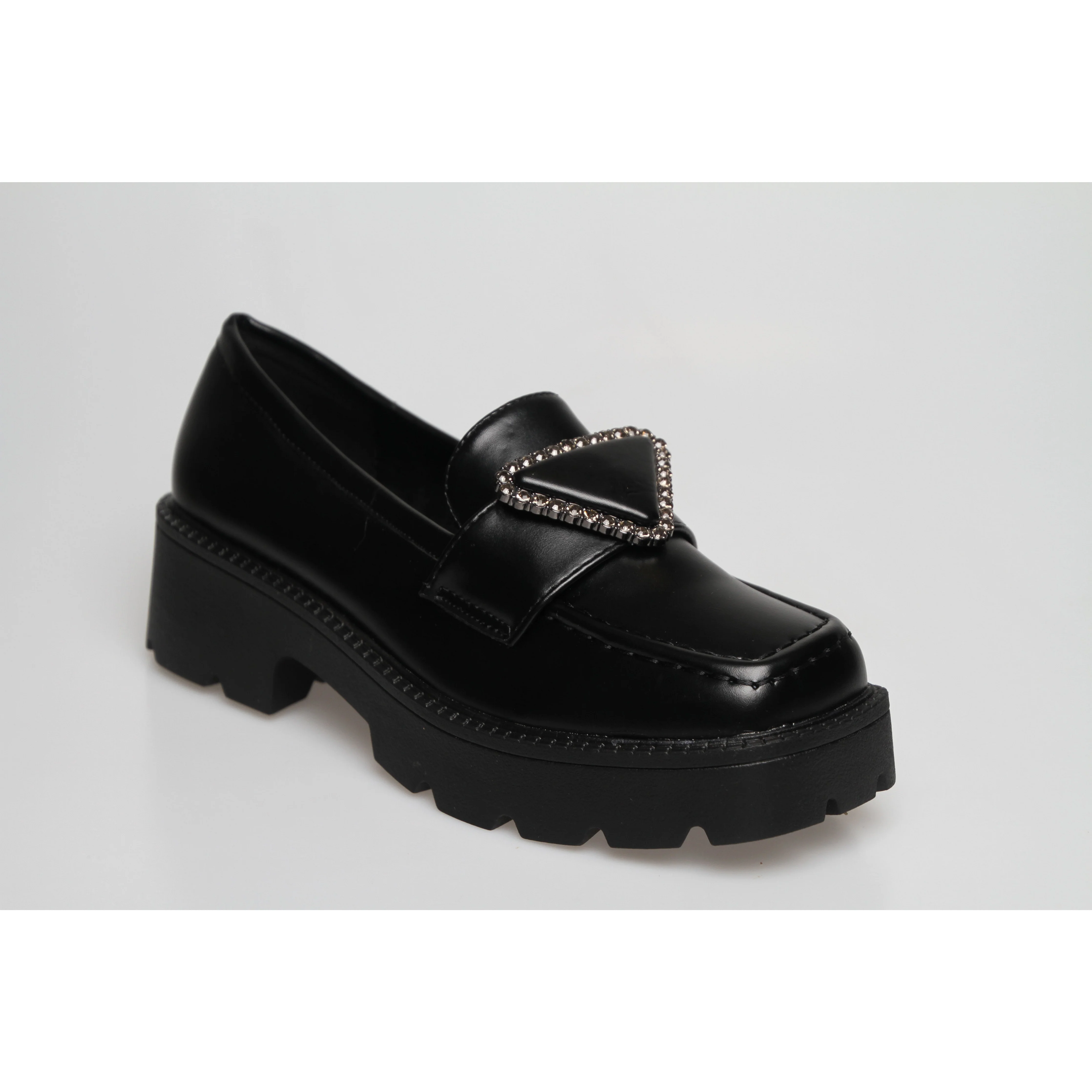 Square Toe Platform Oxford Shoes - Image 21