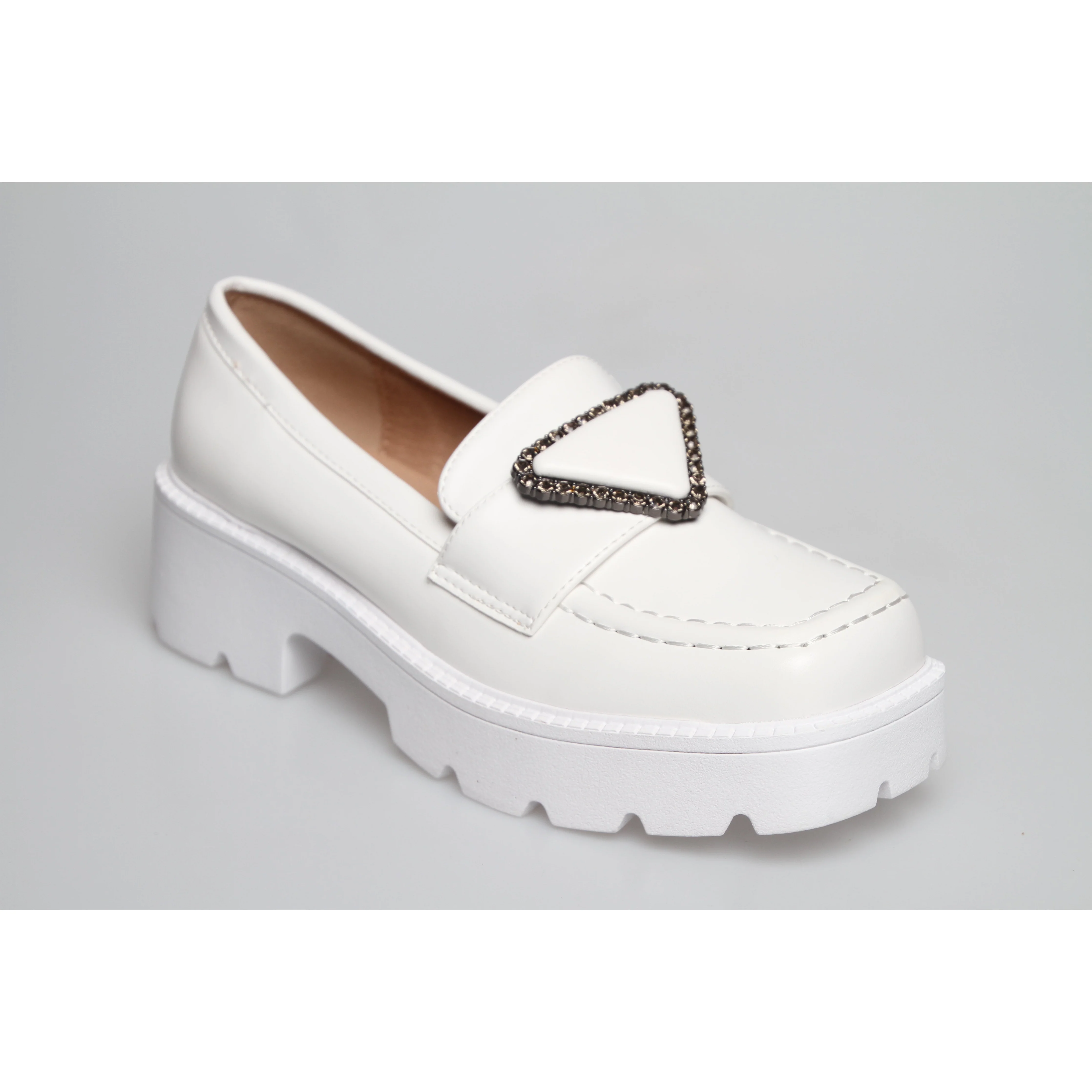 Square Toe Platform Oxford Shoes - Image 22