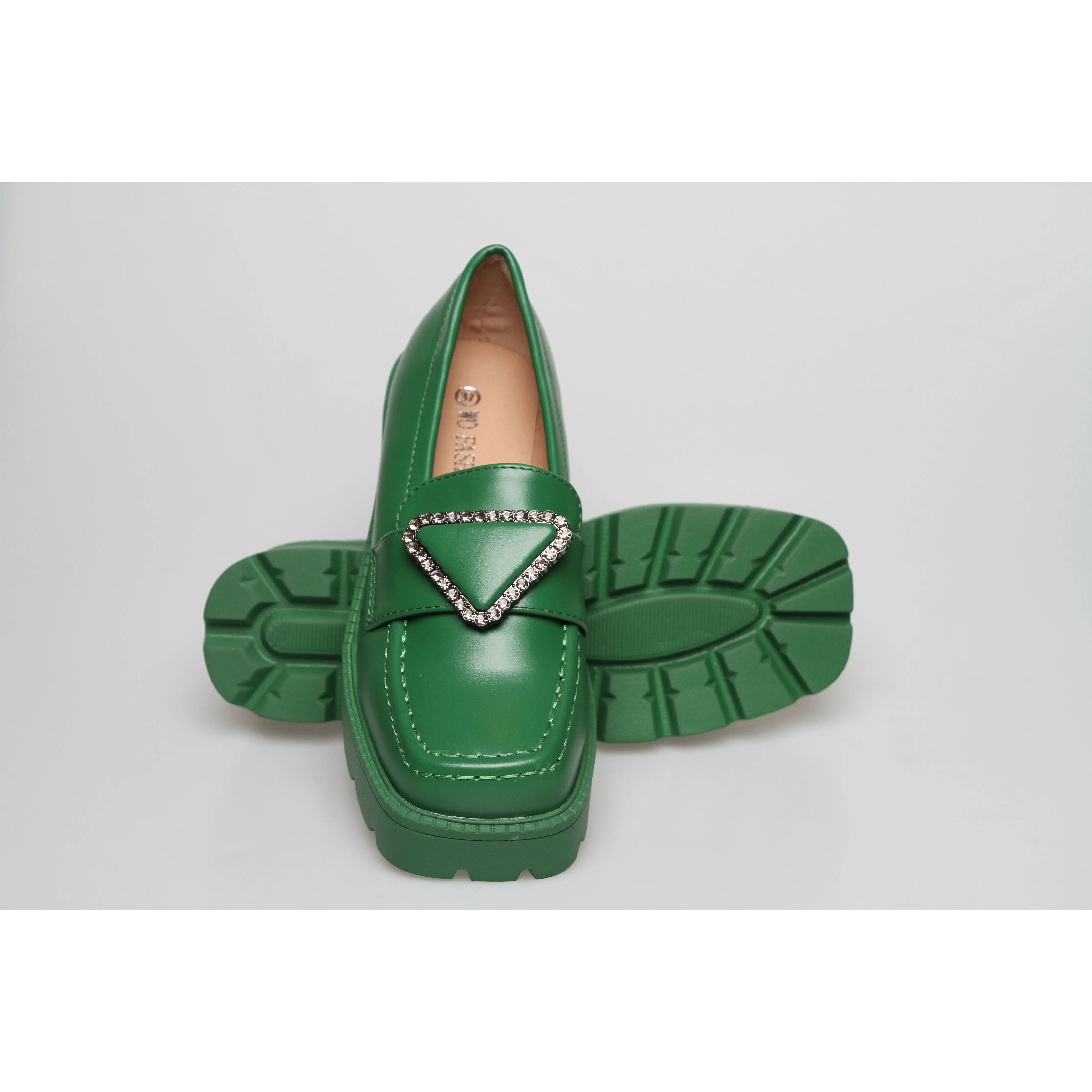 Square Toe Platform Oxford Shoes - Image 3