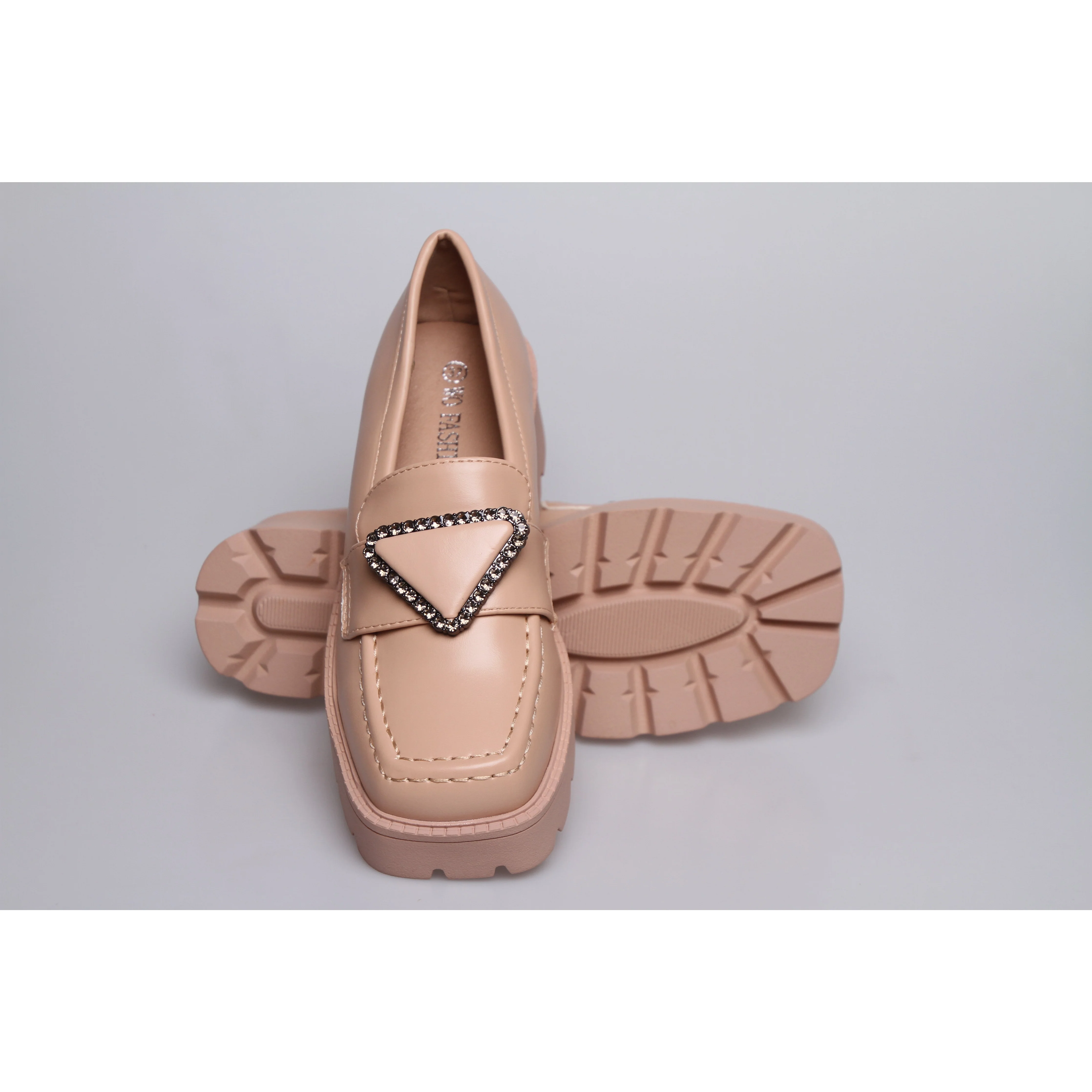 Square Toe Platform Oxford Shoes - Image 5