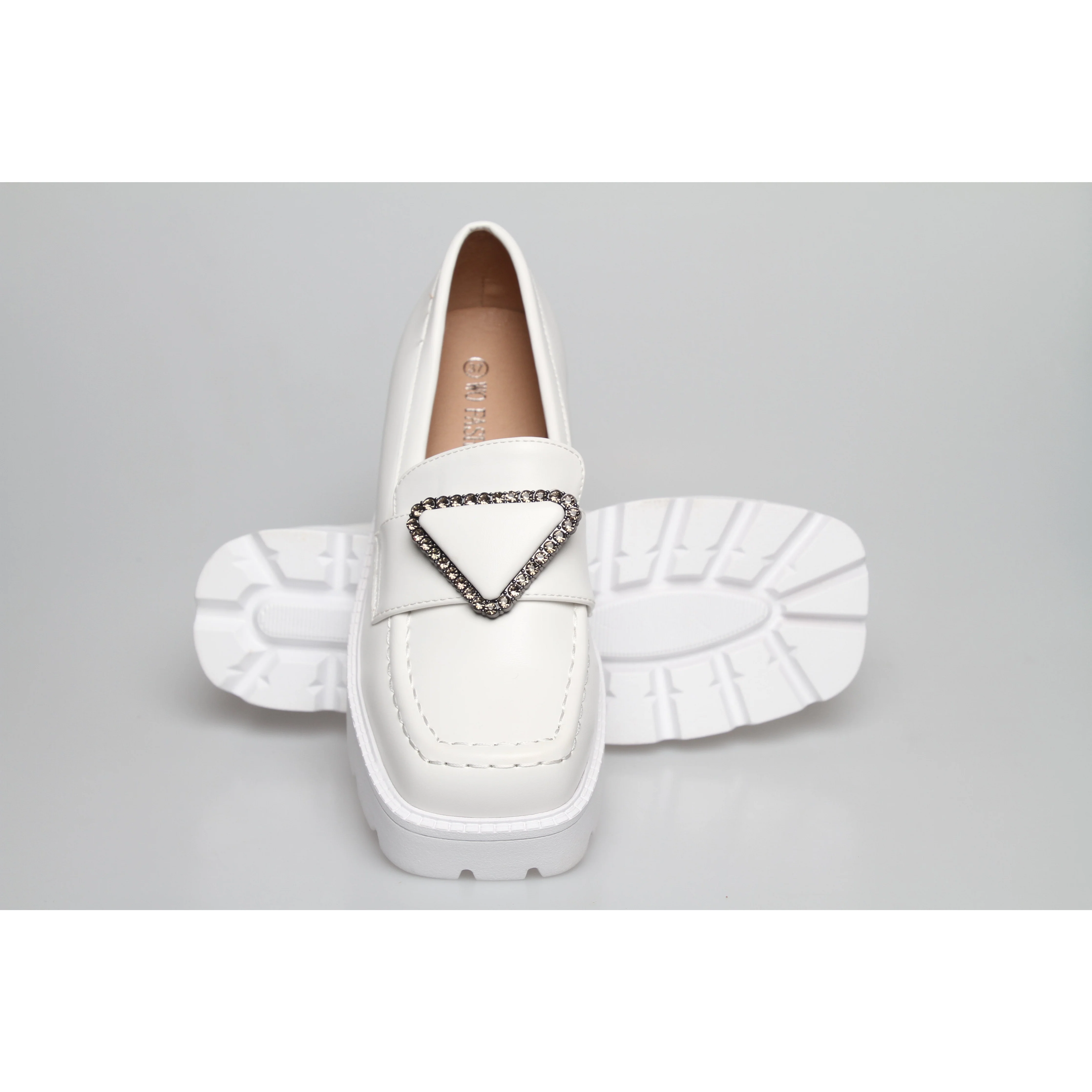 Square Toe Platform Oxford Shoes - Image 6