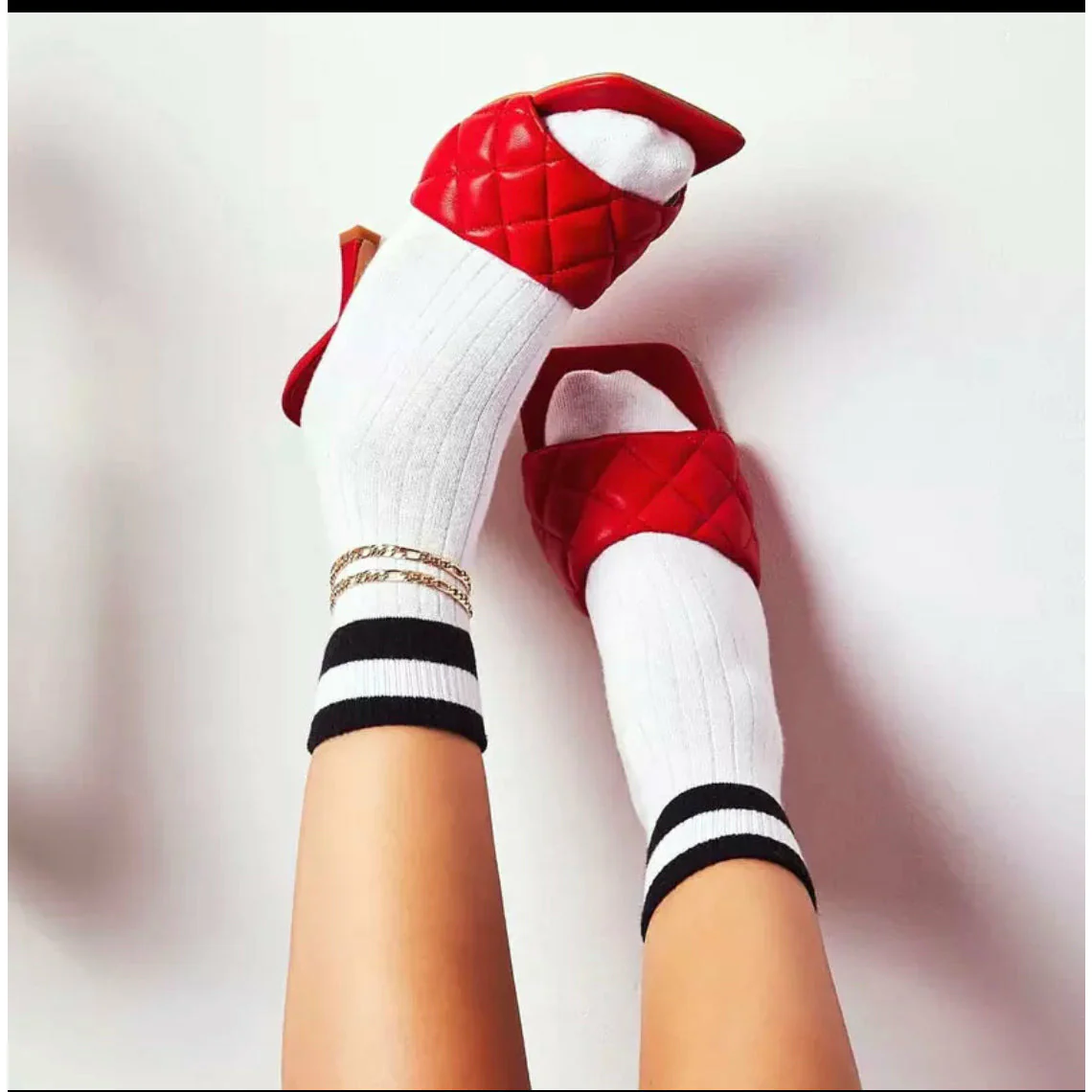 Square Toe Thin Heel Sandals - Image 7