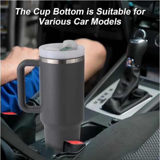Stainless Steel Insulated Travel Mug - Tumbler with Straw & Handle - 1.2L - Image 10