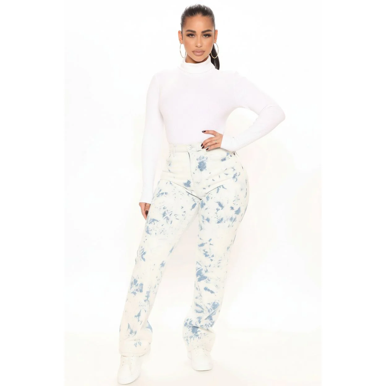 Straight Leg Boyfriend Jeans - Image 3