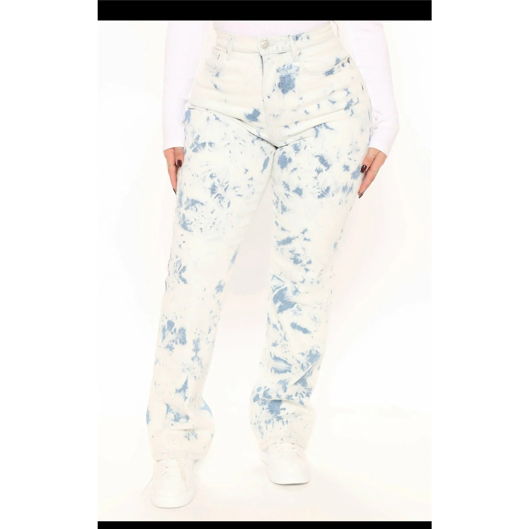 Straight Leg Boyfriend Jeans - Image 4