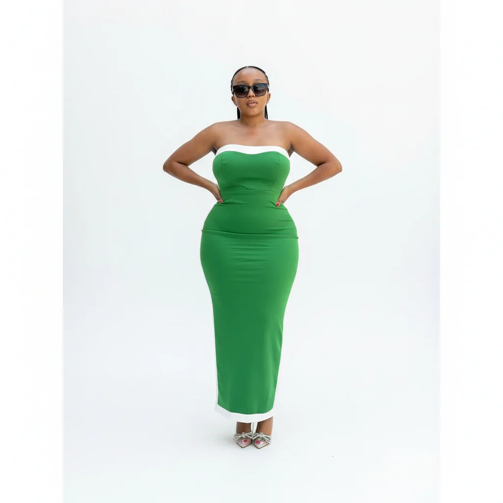 Strapless Bodycon Dress - Image 2