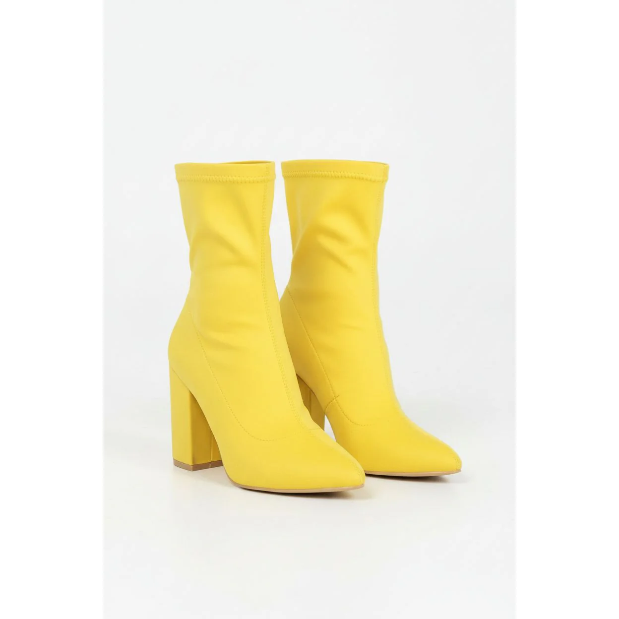 Stretch Fabric  Ankle Boots