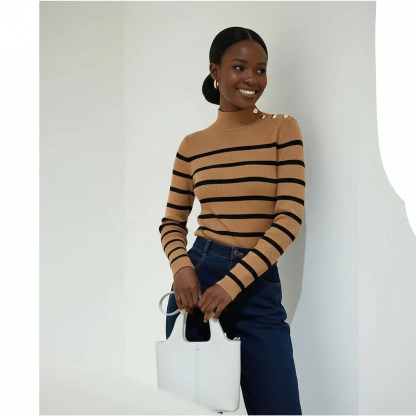 stripe sweater Pullovers Cardigans - Image 3