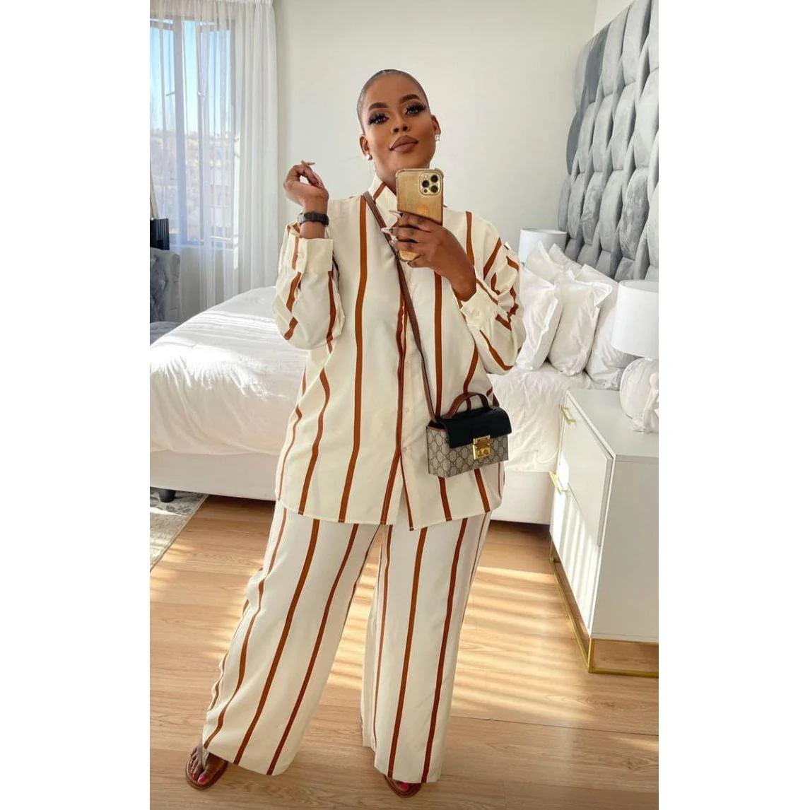Striped Pants & Shirt Set - Image 4