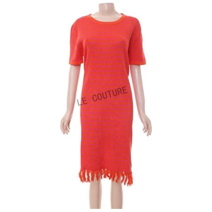 Striped Short Sleeve Dress - Image 7