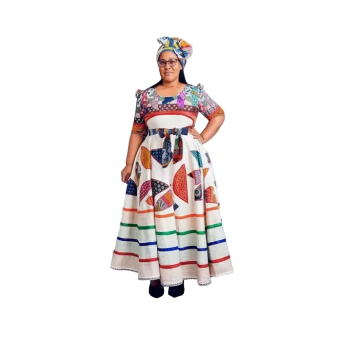Stylish Ankara Cultural Maxi Dress