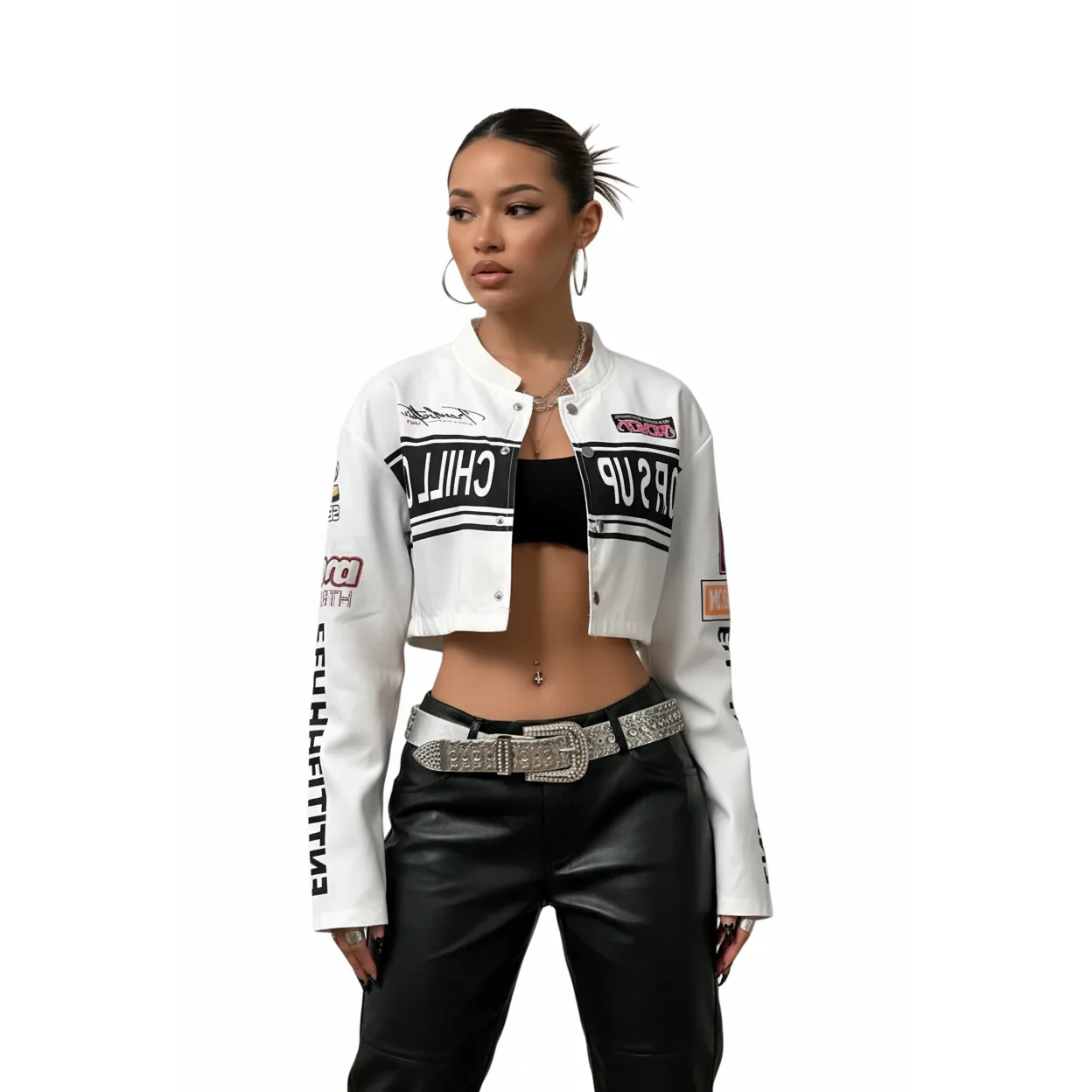 Stylish Bike Leader Crop Jacket