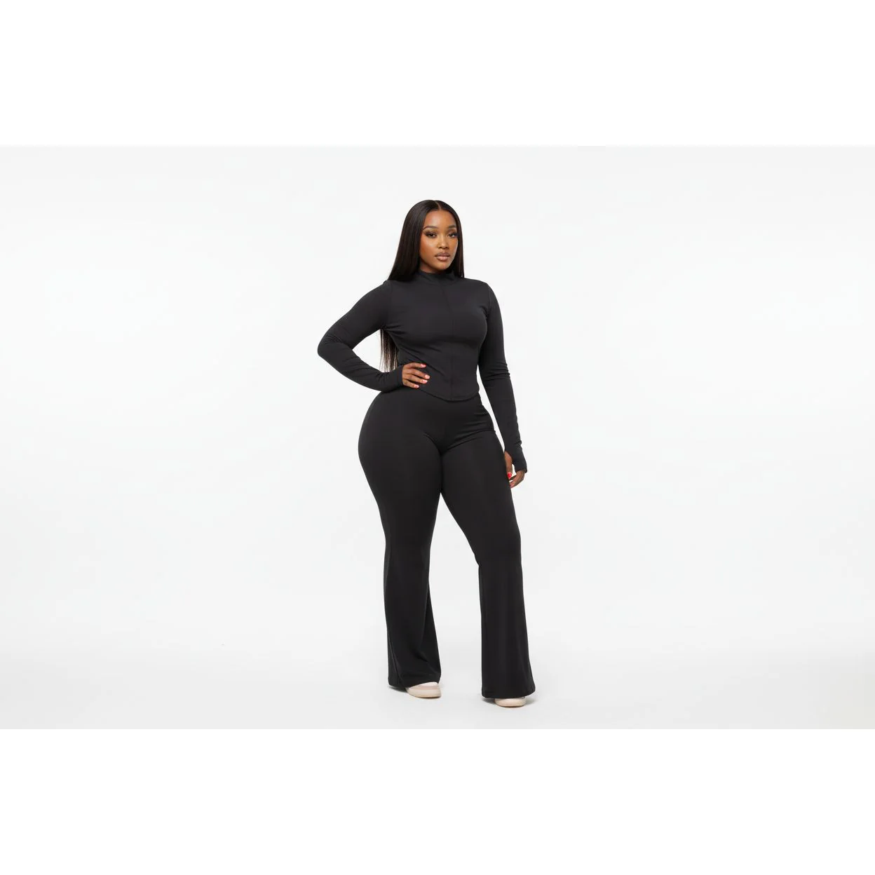 Stylish Bodycon Tracksuit 2 Piece Set - Image 4