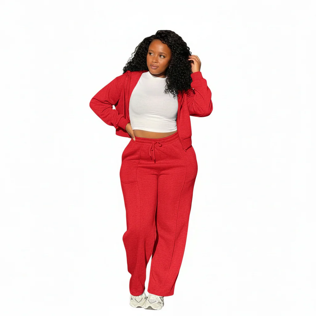 Stylish Sportswear Two Piece Tracksuit Set - Image 3