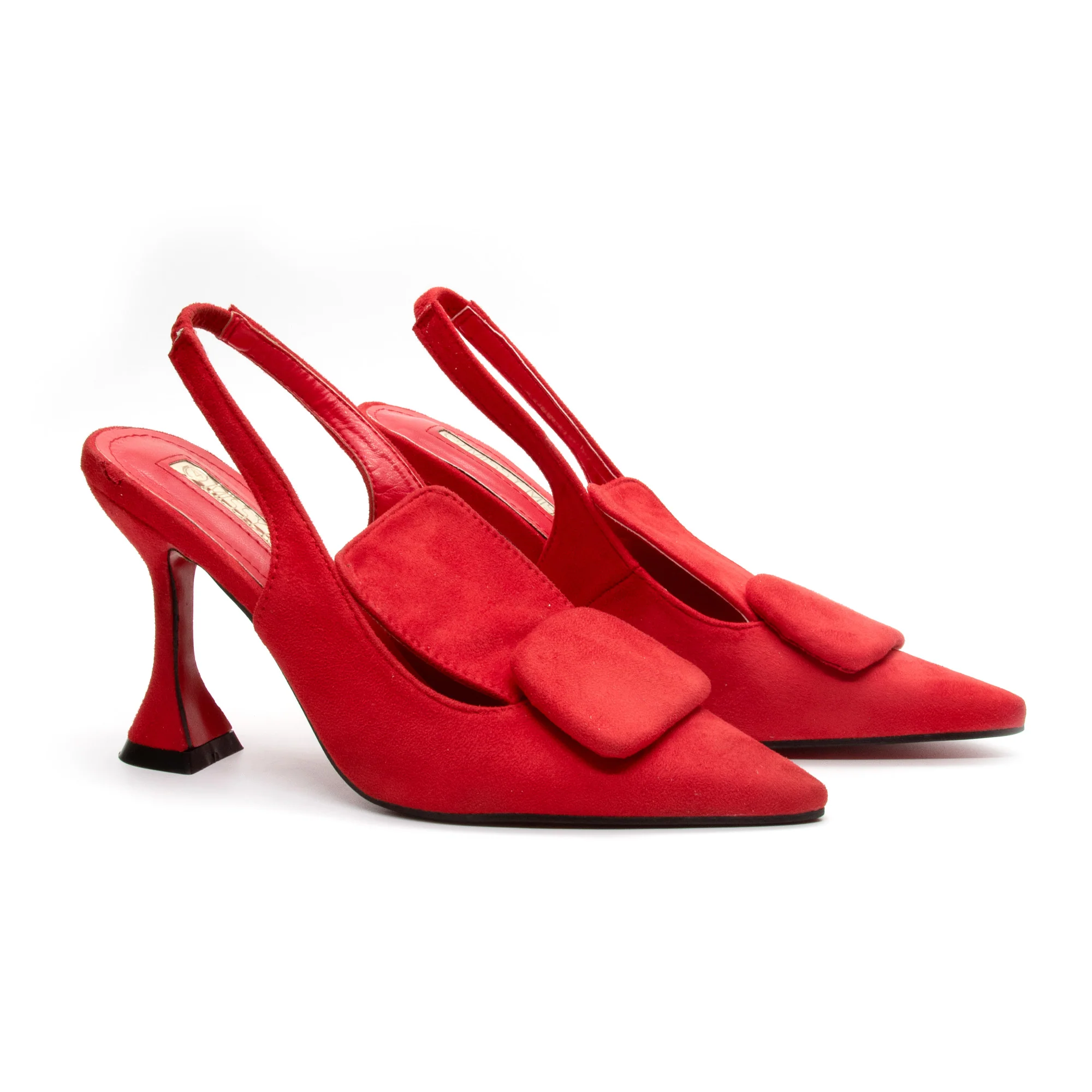Suede Stiletto Shoes - Image 13