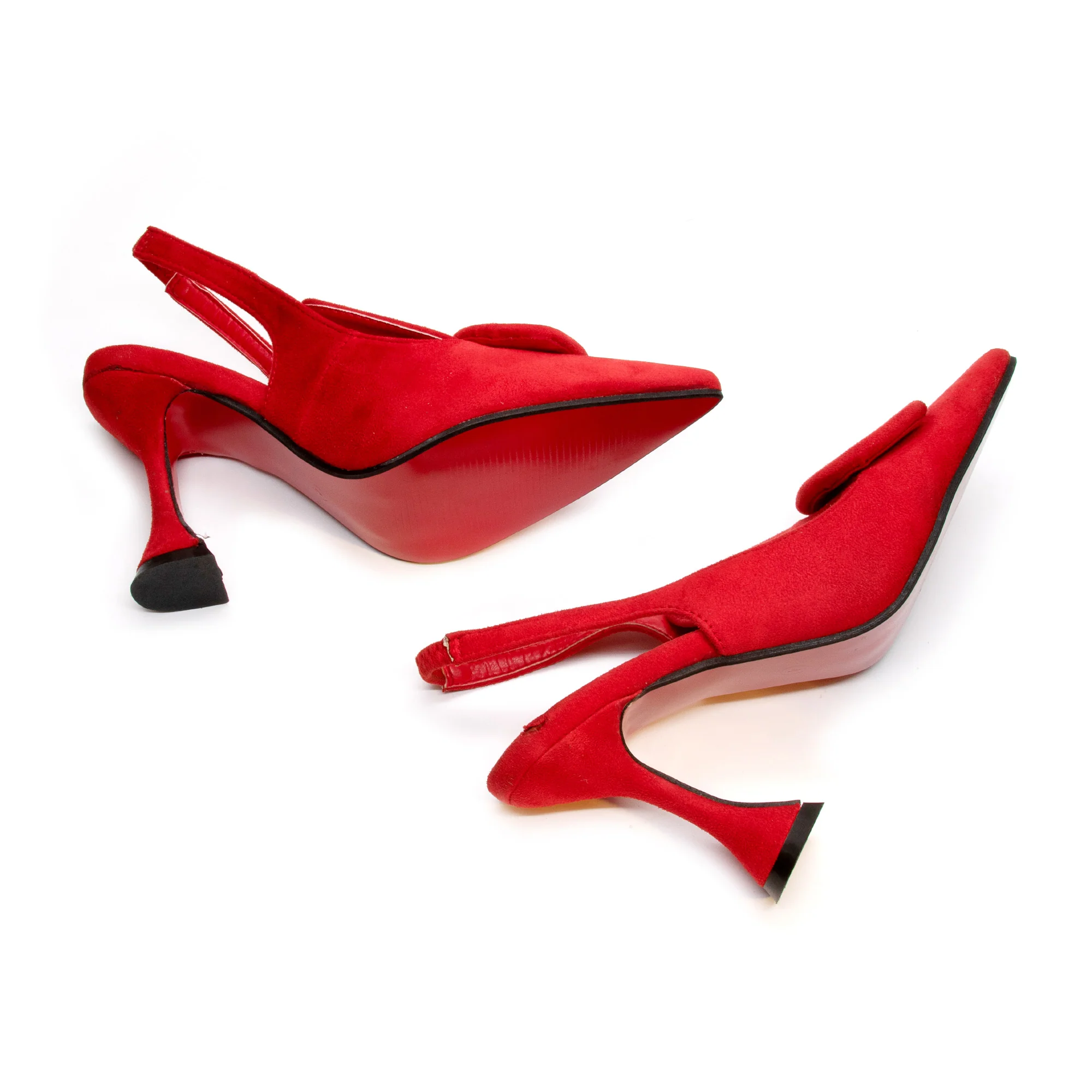 Suede Stiletto Shoes - Image 15