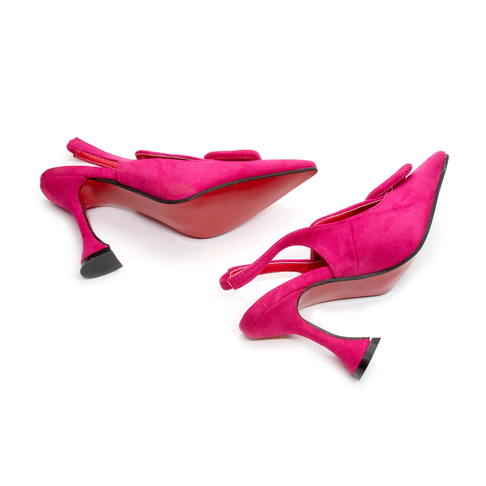 Suede Stiletto Shoes - Image 19