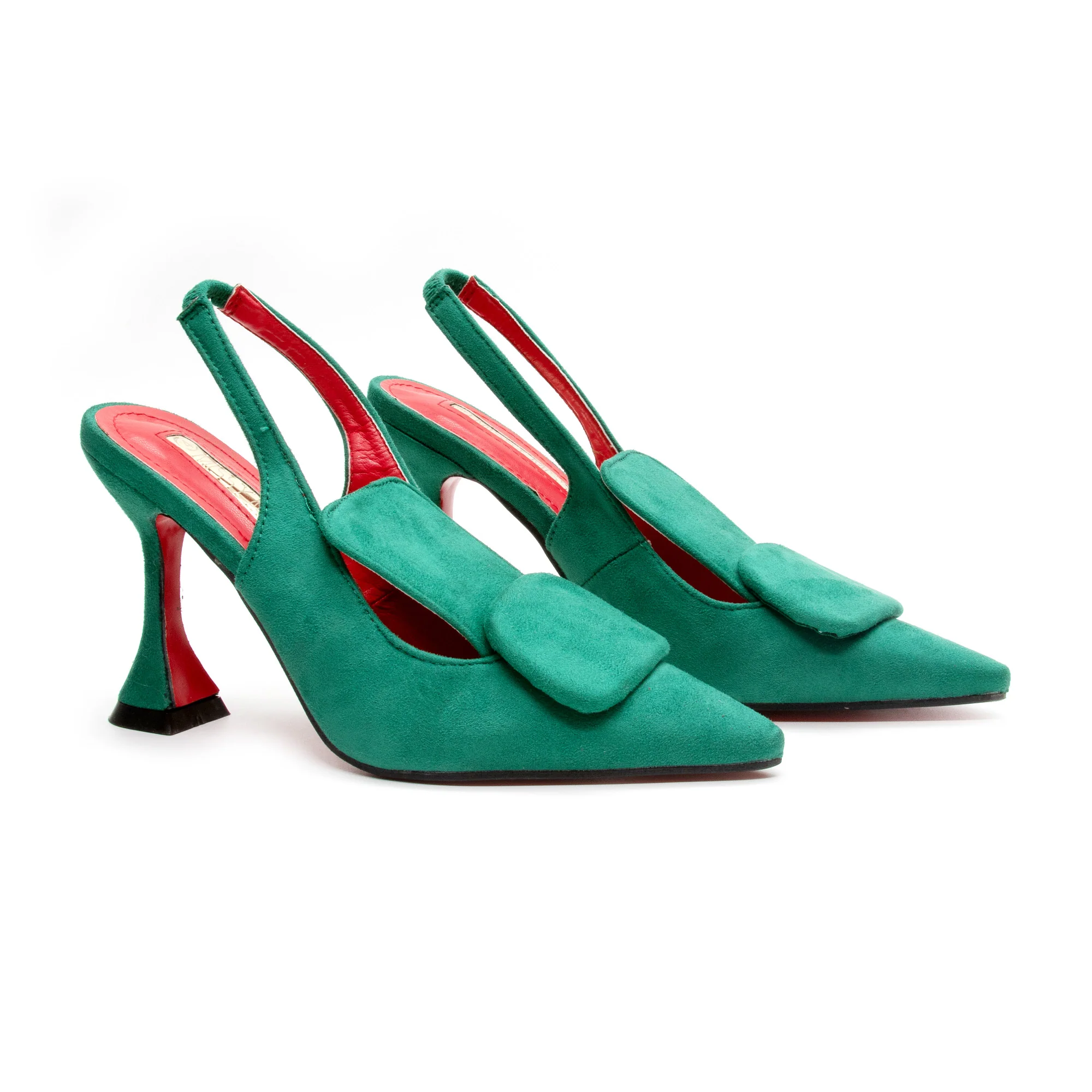 Suede Stiletto Shoes - Image 3