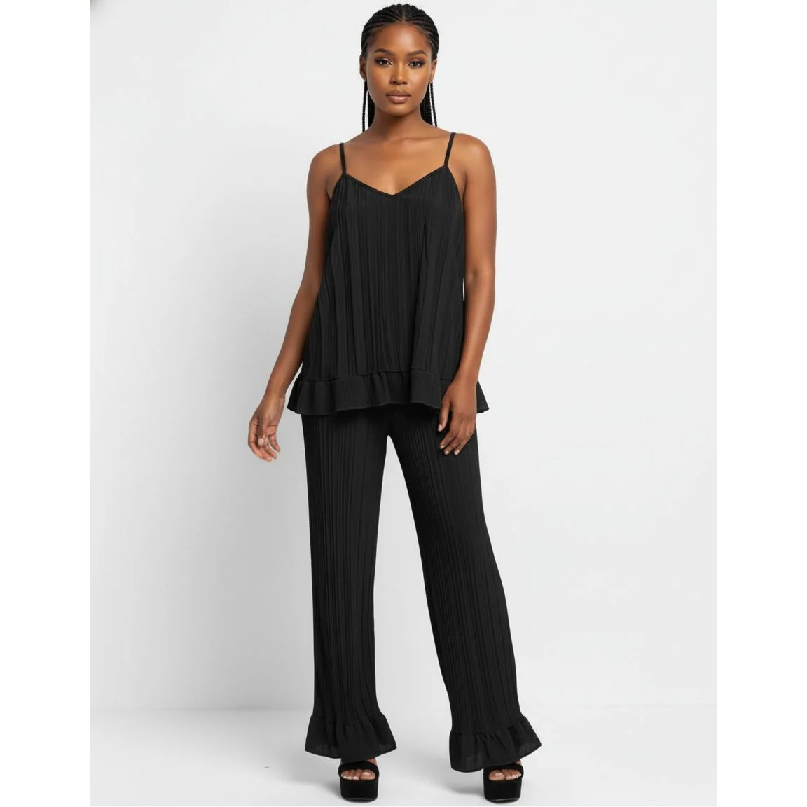 Summer 2 Piece Outfits Knit Lounge Sets - Image 5