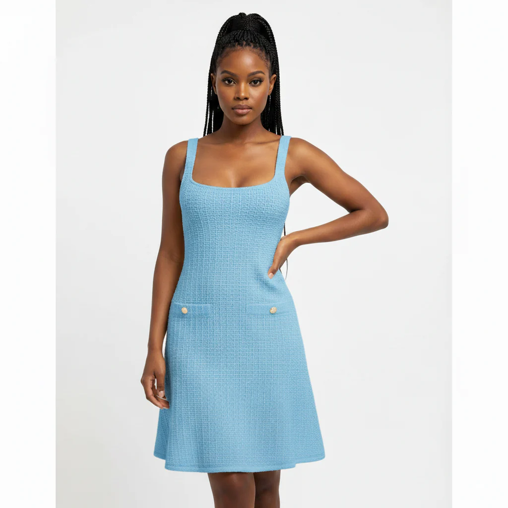 Summer New Women's Knitted Dress - Image 5