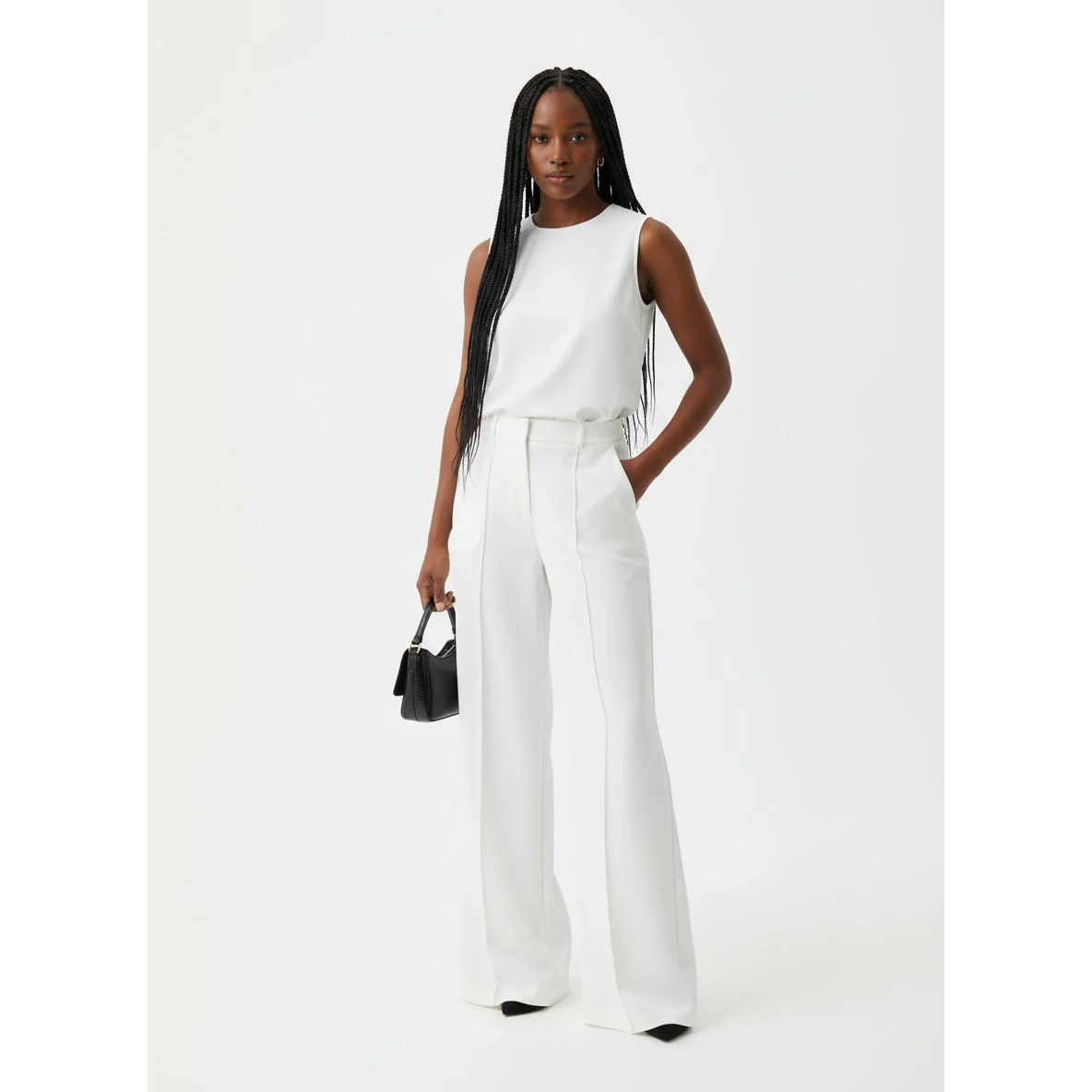 Summer Sleeveless Tank Top and Trousers Tracksuit Set - Image 2