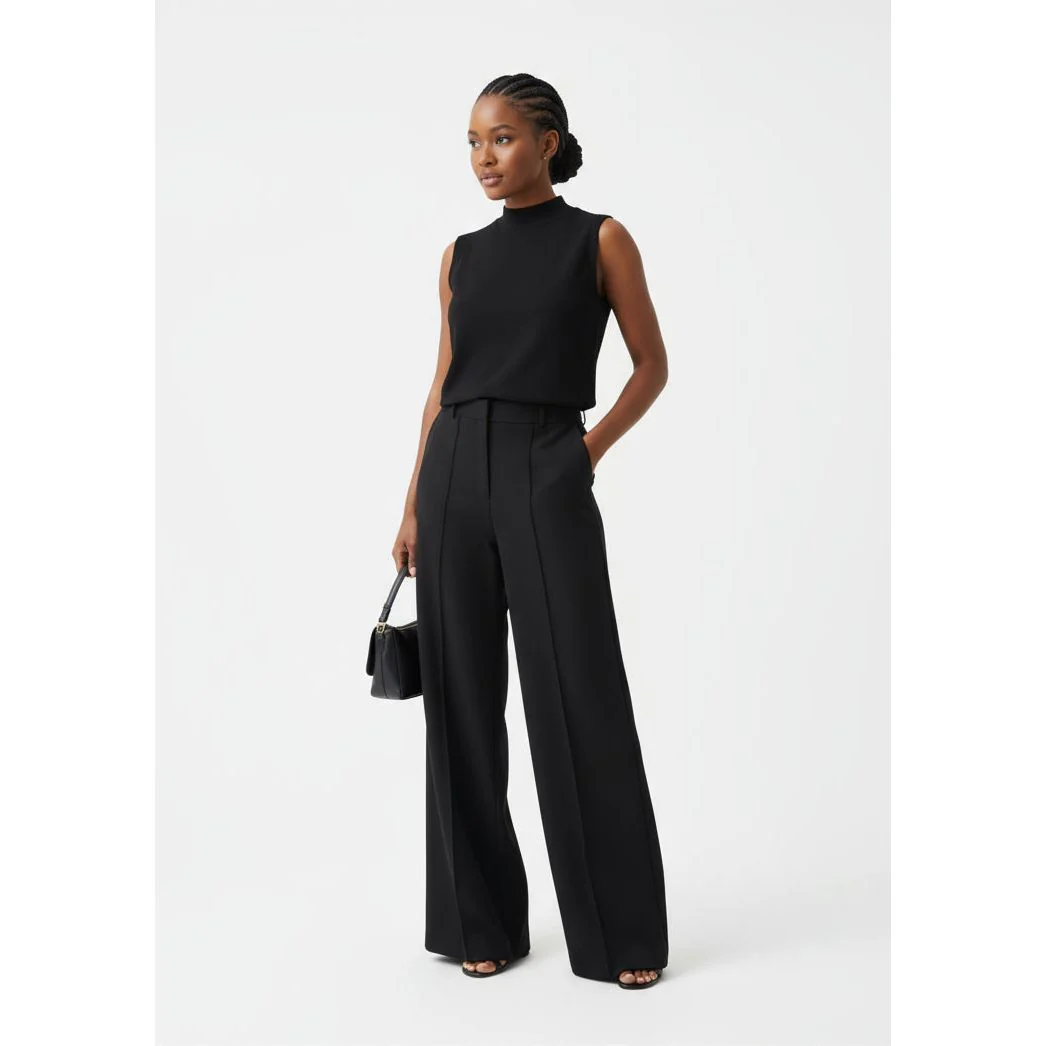 Summer Sleeveless Tank Top and Trousers Tracksuit Set - Image 4