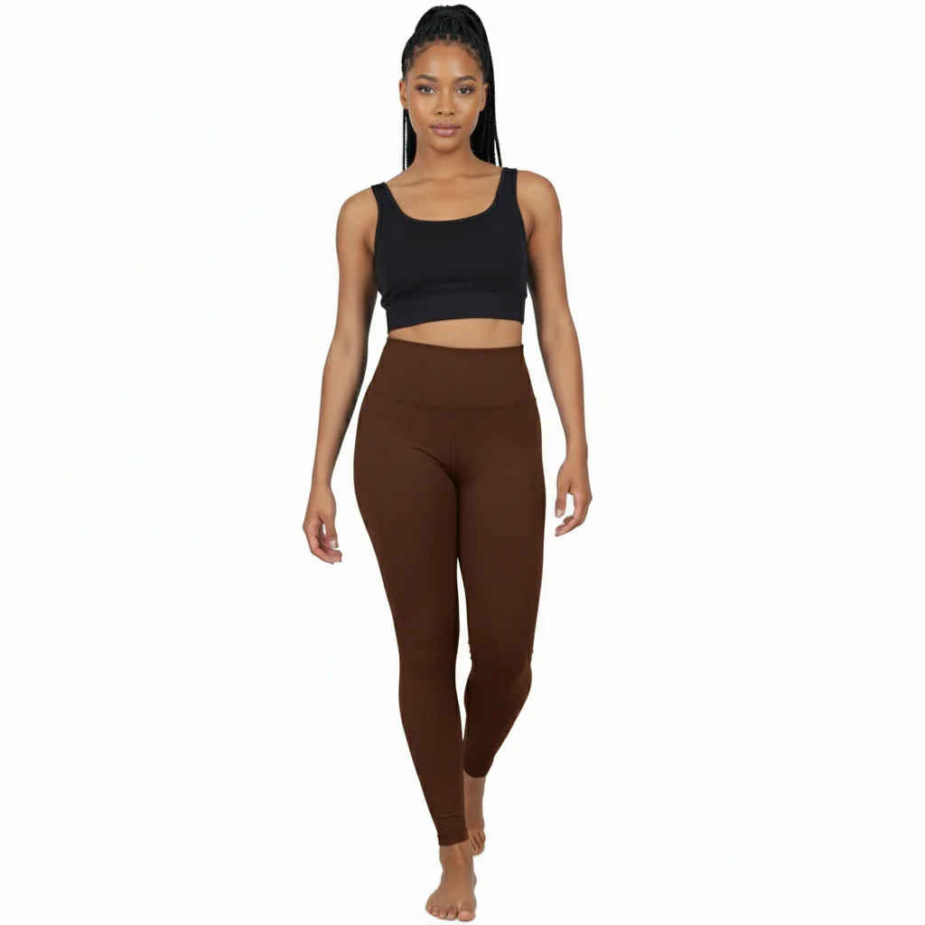 Super Soft Leggings High Waisted Tummy Control Pants - Image 2