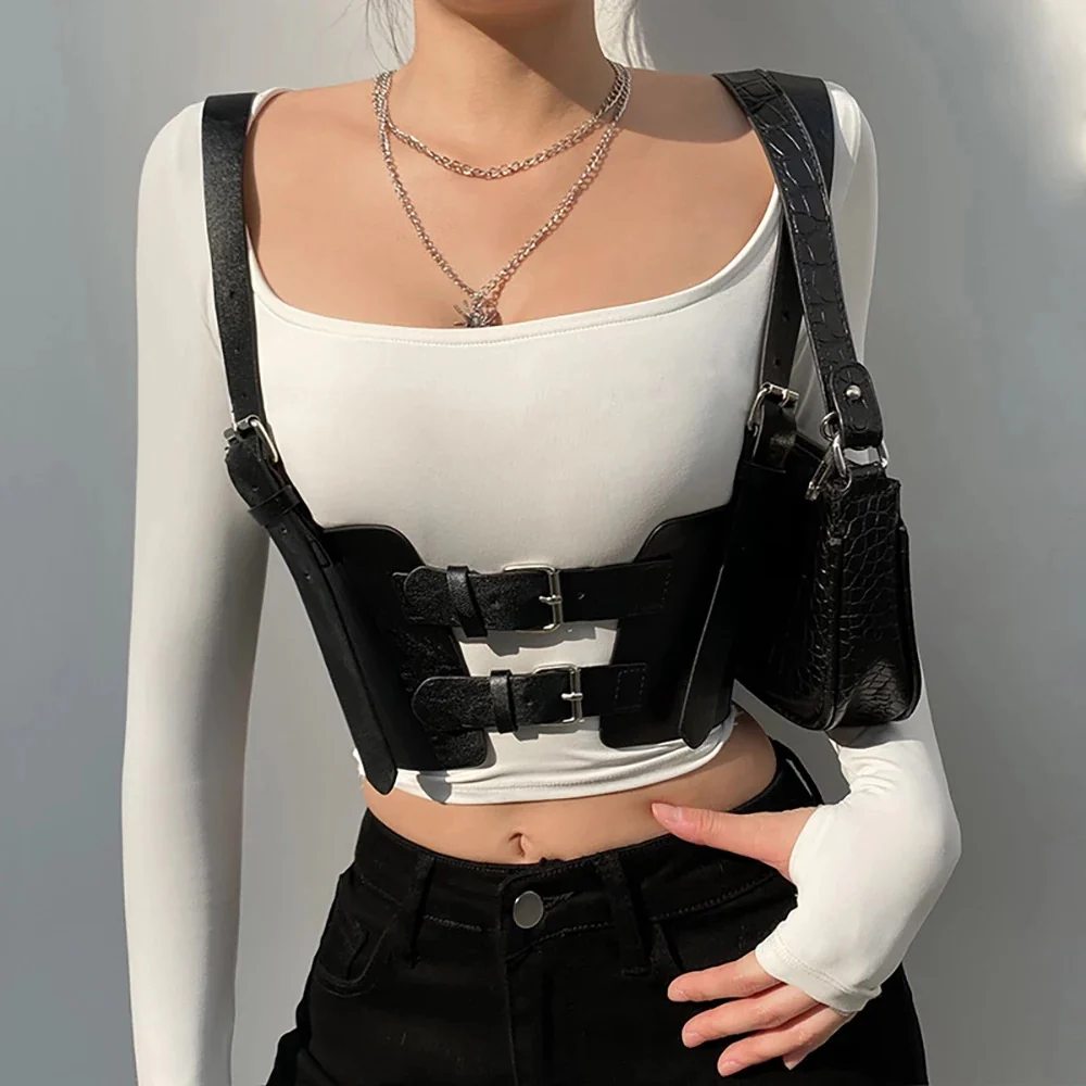 Suspender Cage Waist Wide Belt - Image 3