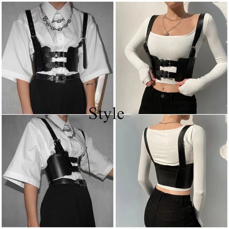 Suspender Cage Waist Wide Belt - Image 7