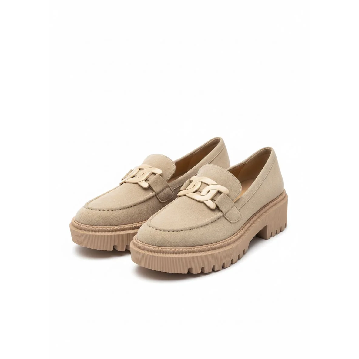 Sweat Chunky Loafer Penny Casual Fashion Shoes. - Image 3