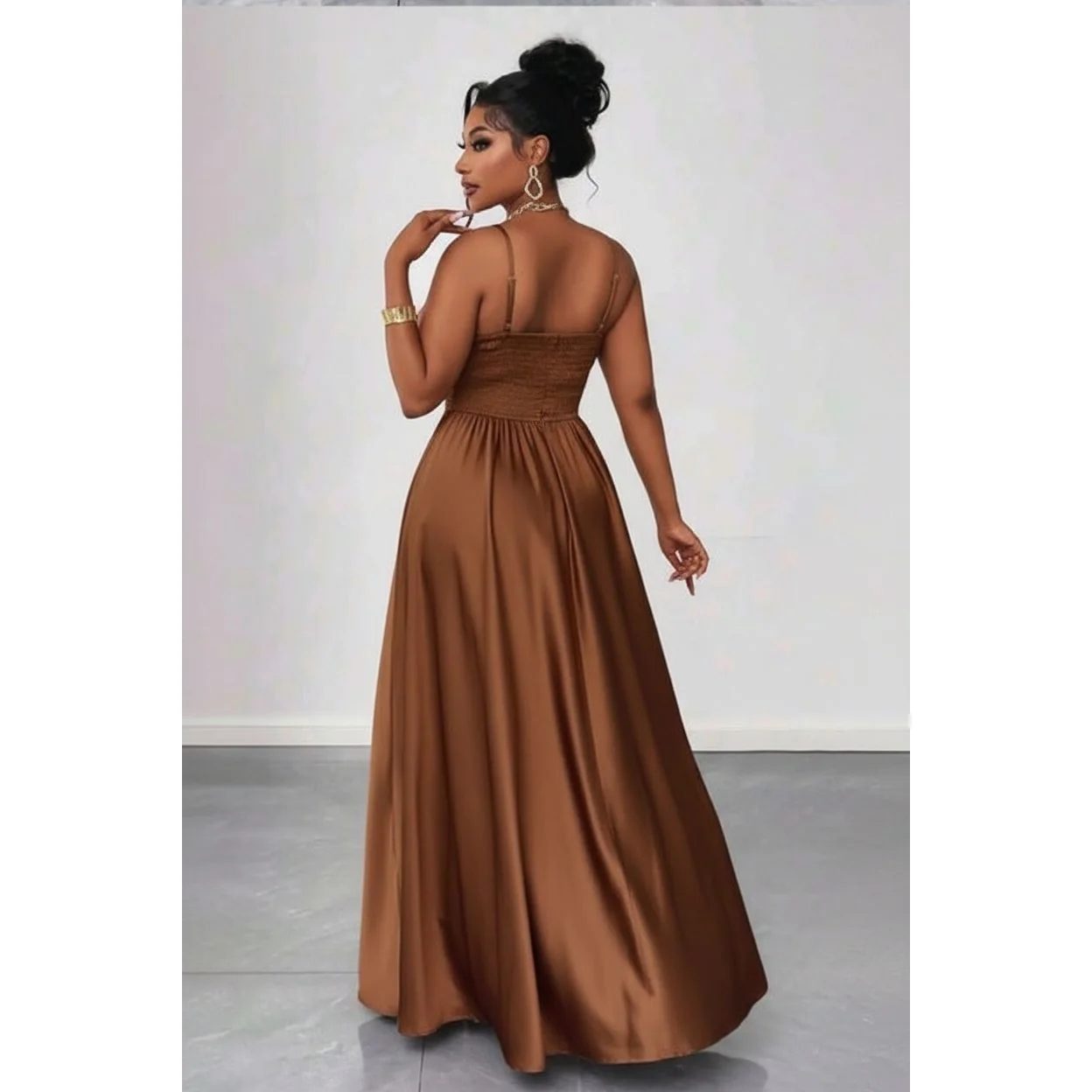 Sweetheart Bridesmaid Maxi A LineDress - Image 5