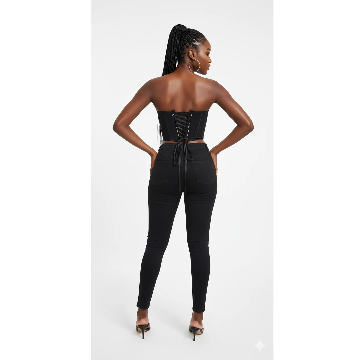 Sweetheart Neck Crop Tube Top Corset - Image 2