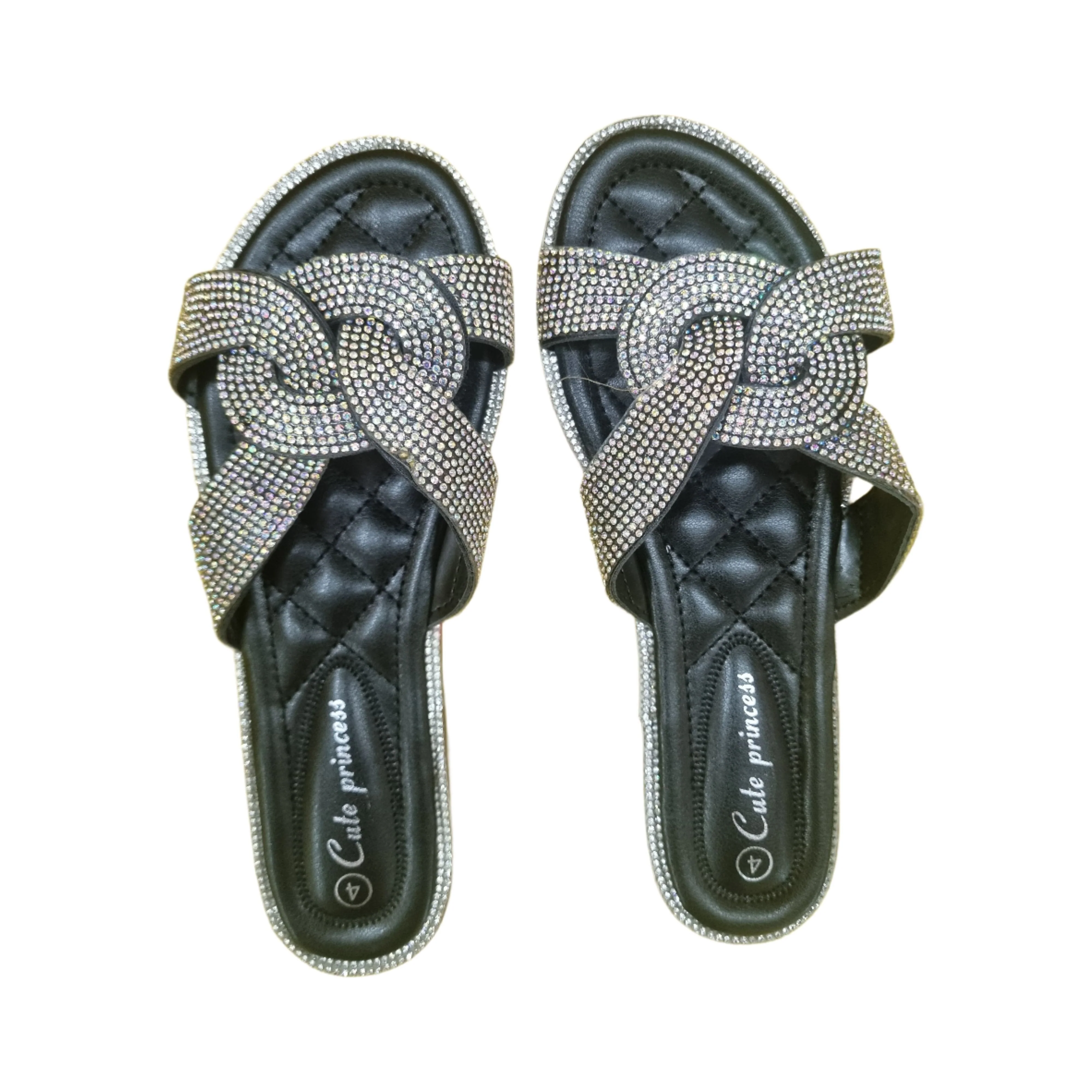 Embellished Slip On Sandals. - Image 7