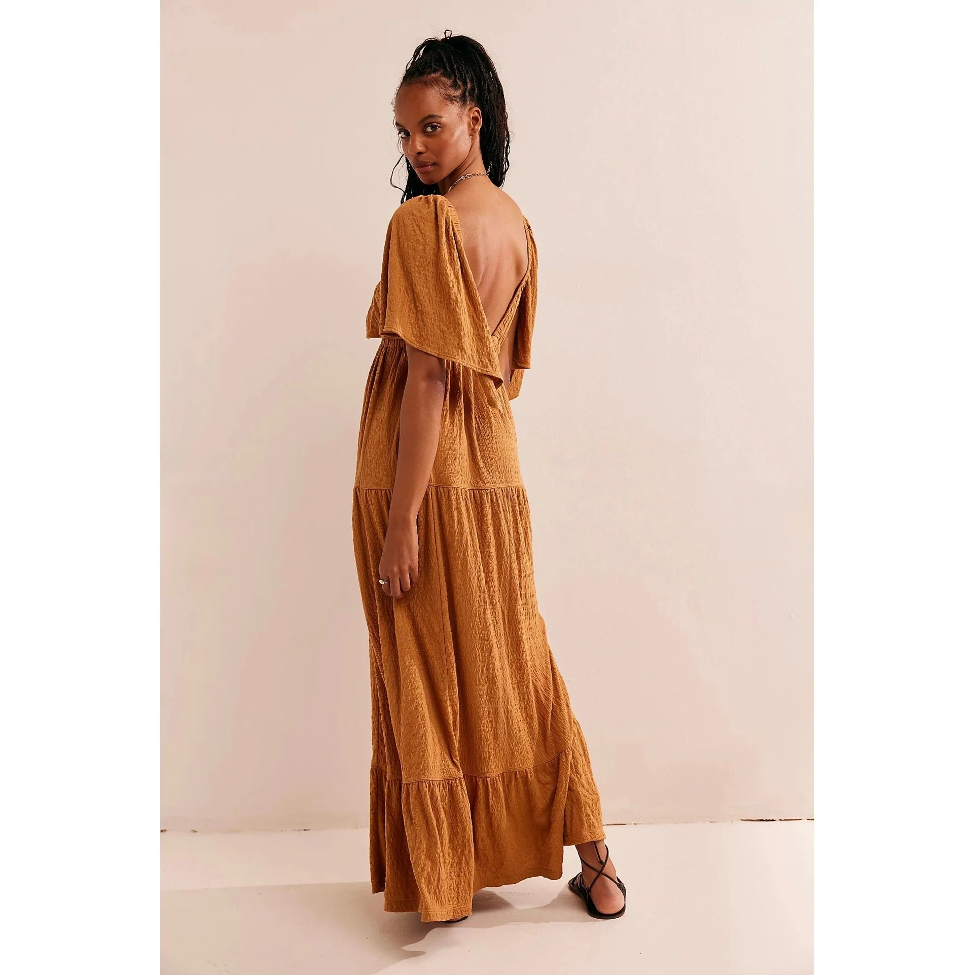 Ruffle Sleeve Maxi Dress - Image 7