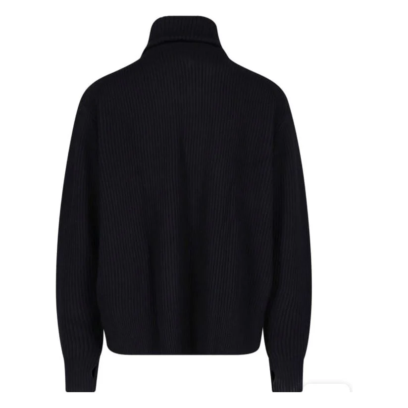 Thermal Blouses Polo Neck Knitted 1/2 Zip Sweatshirt - Image 6