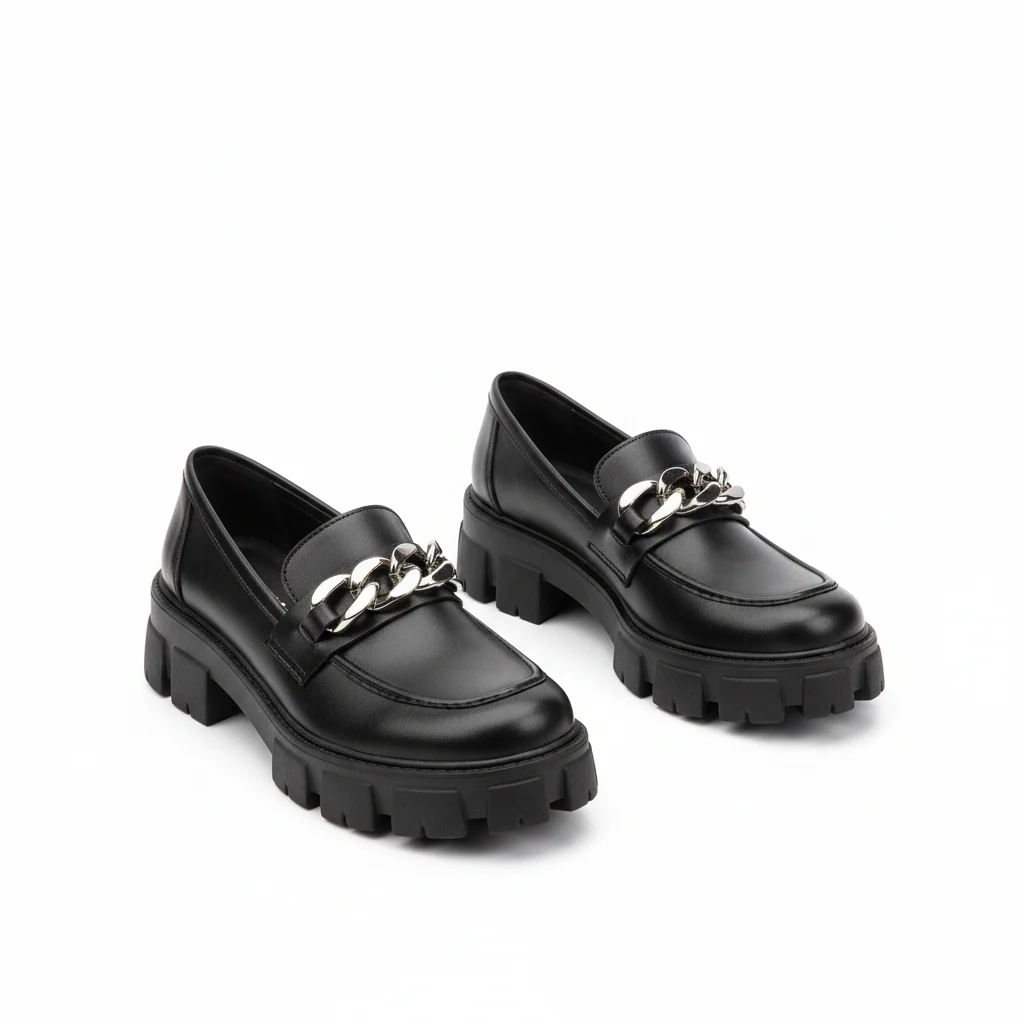 Thick Bottom Casual Loafers Shoes.
