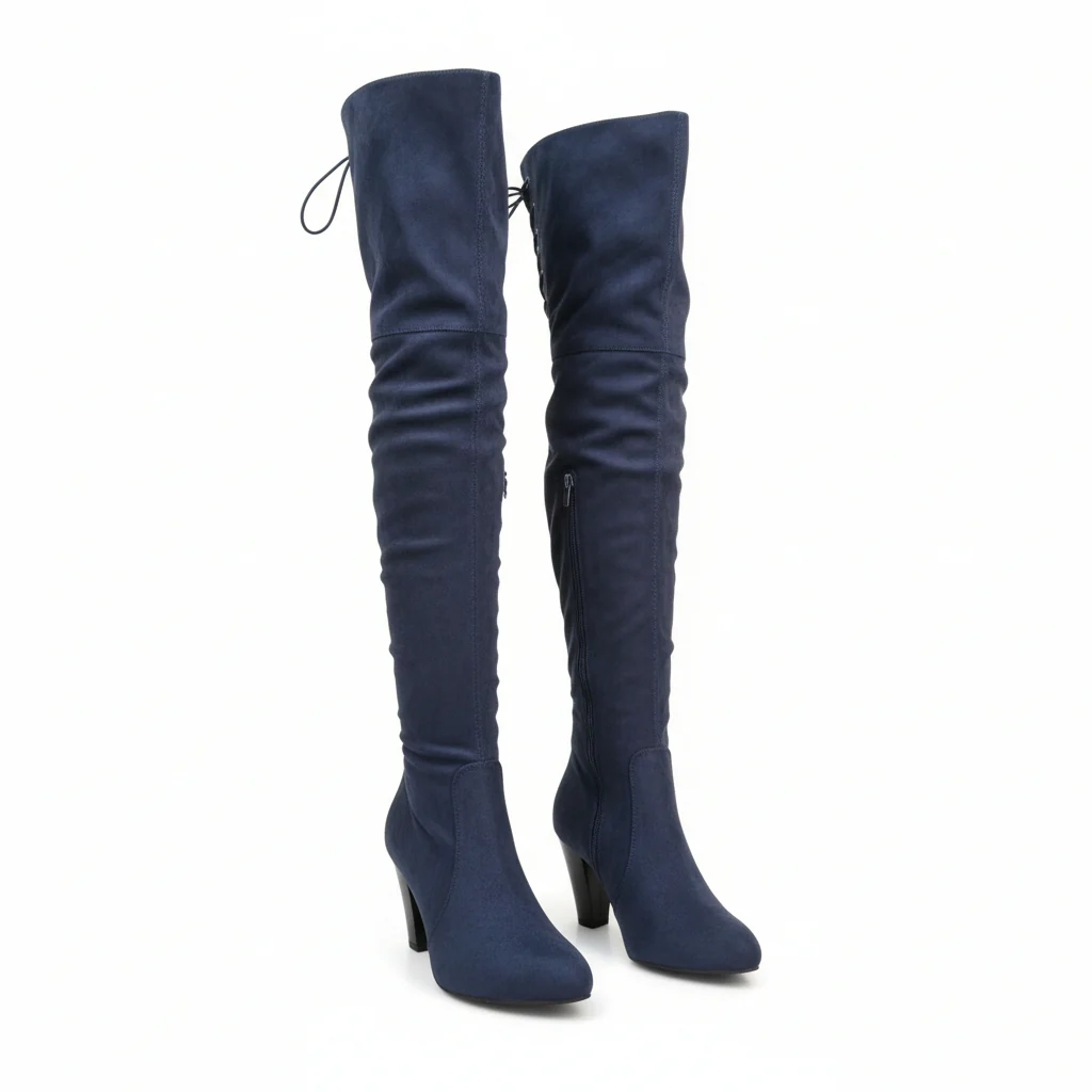 Long Thick Heel Boots - Image 2