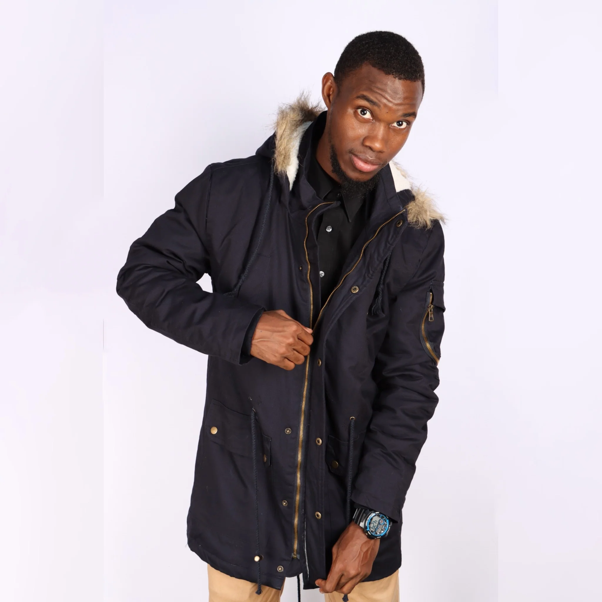 Thick Winter Men's Jacket - Image 3