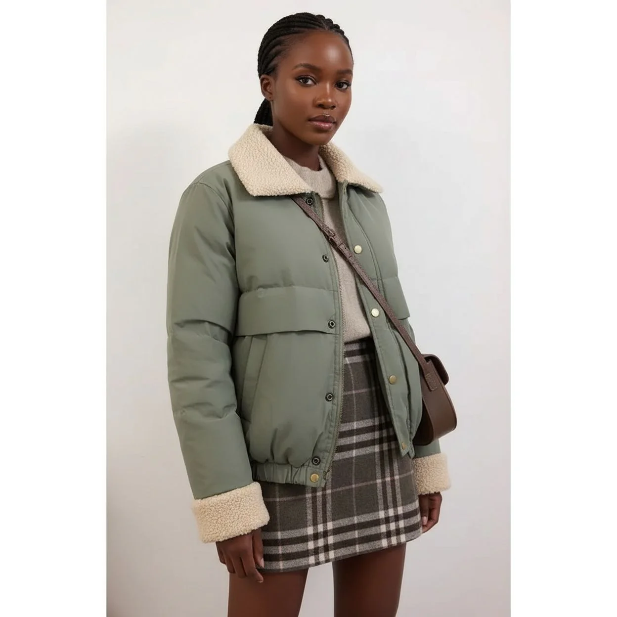 Thicken Warm Bomber Coat - Image 2