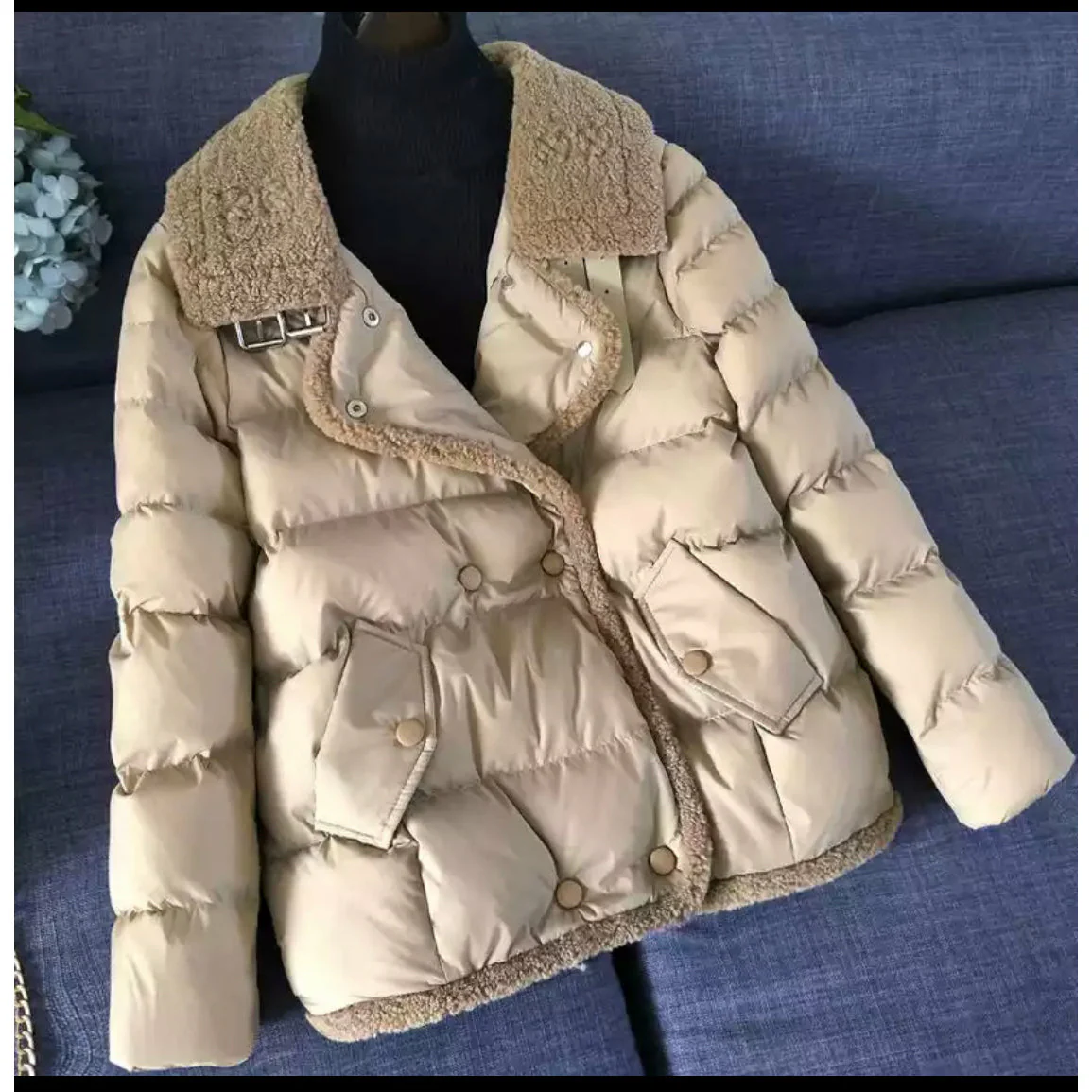 Thickened Warm Short Cotton Puff Jacket - Image 6