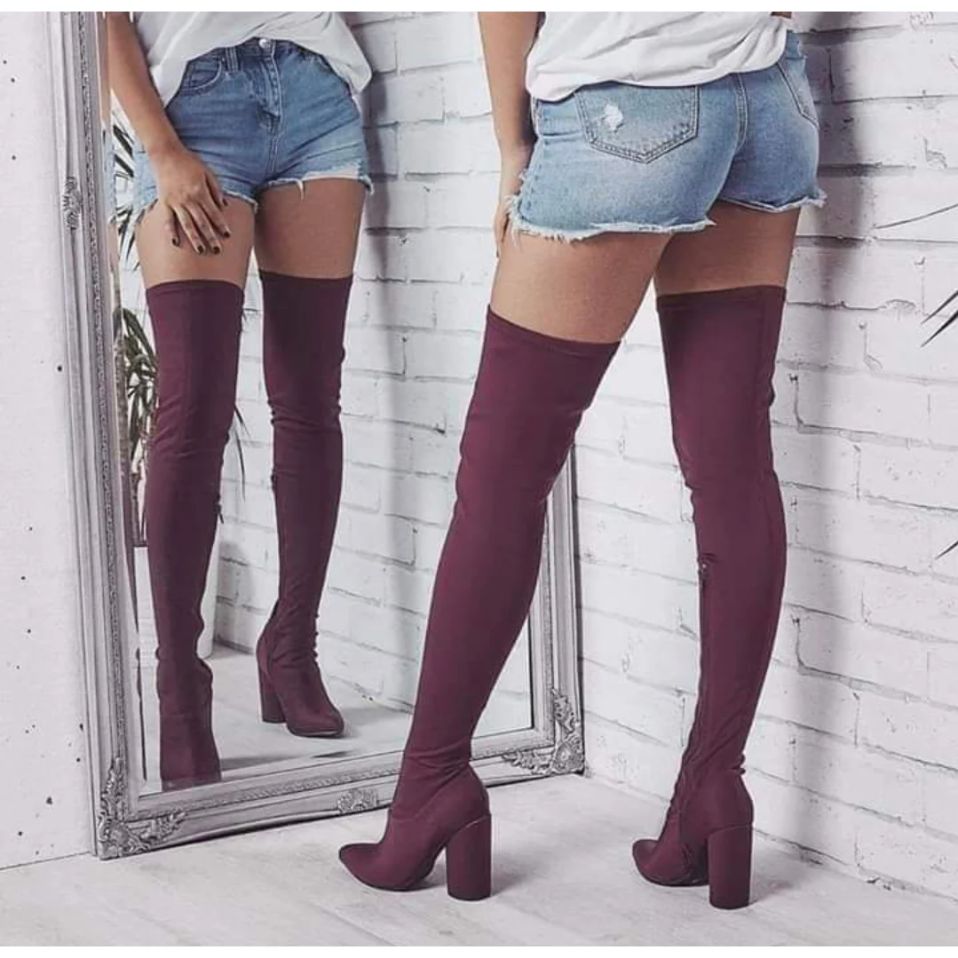 Thigh High Sock Boots  - Image 5