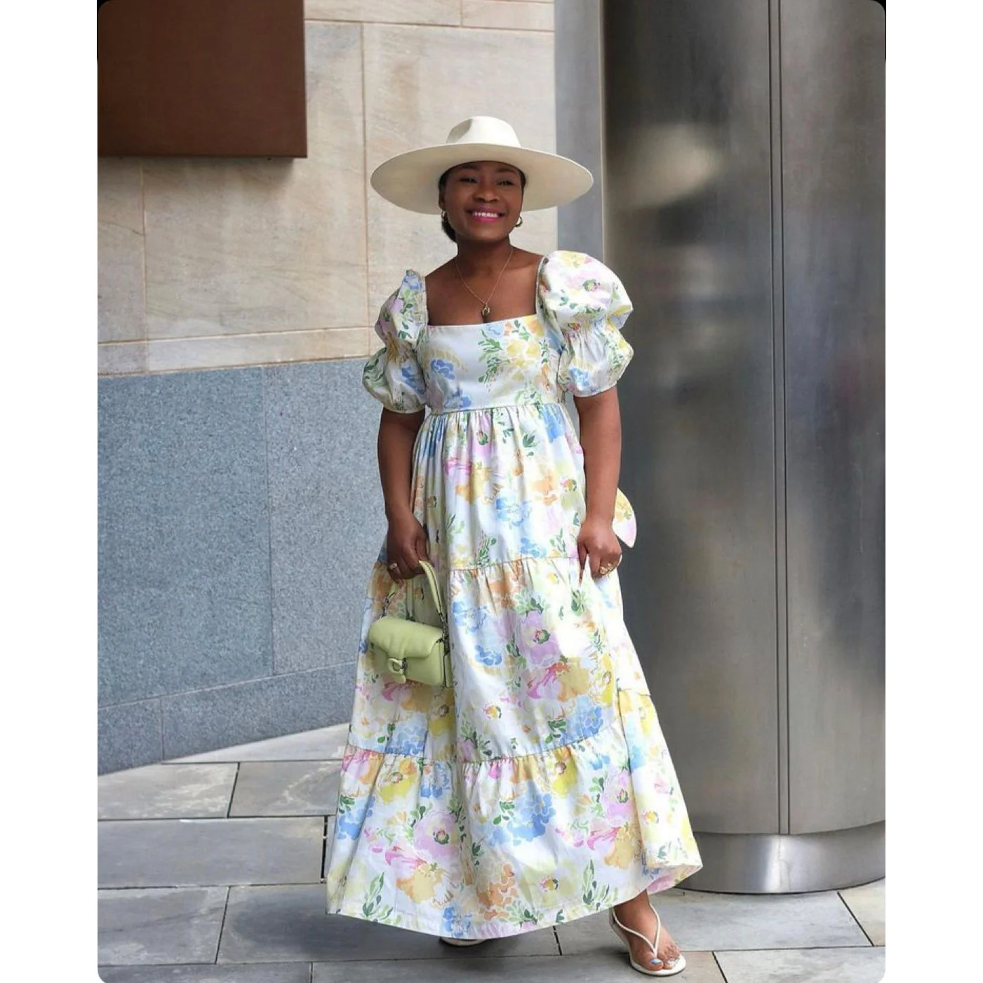 Tie Back Floral Dress - Image 2