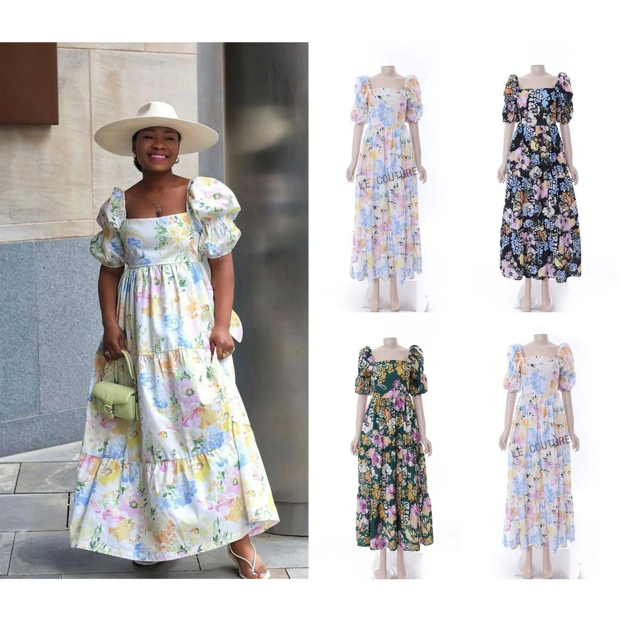Tie Back Floral Dress - Image 4