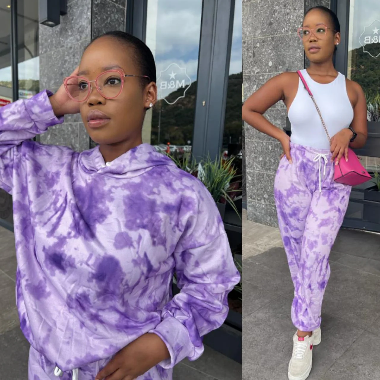 Tie Dye Multi Color Hooded Tracksuit - Image 6