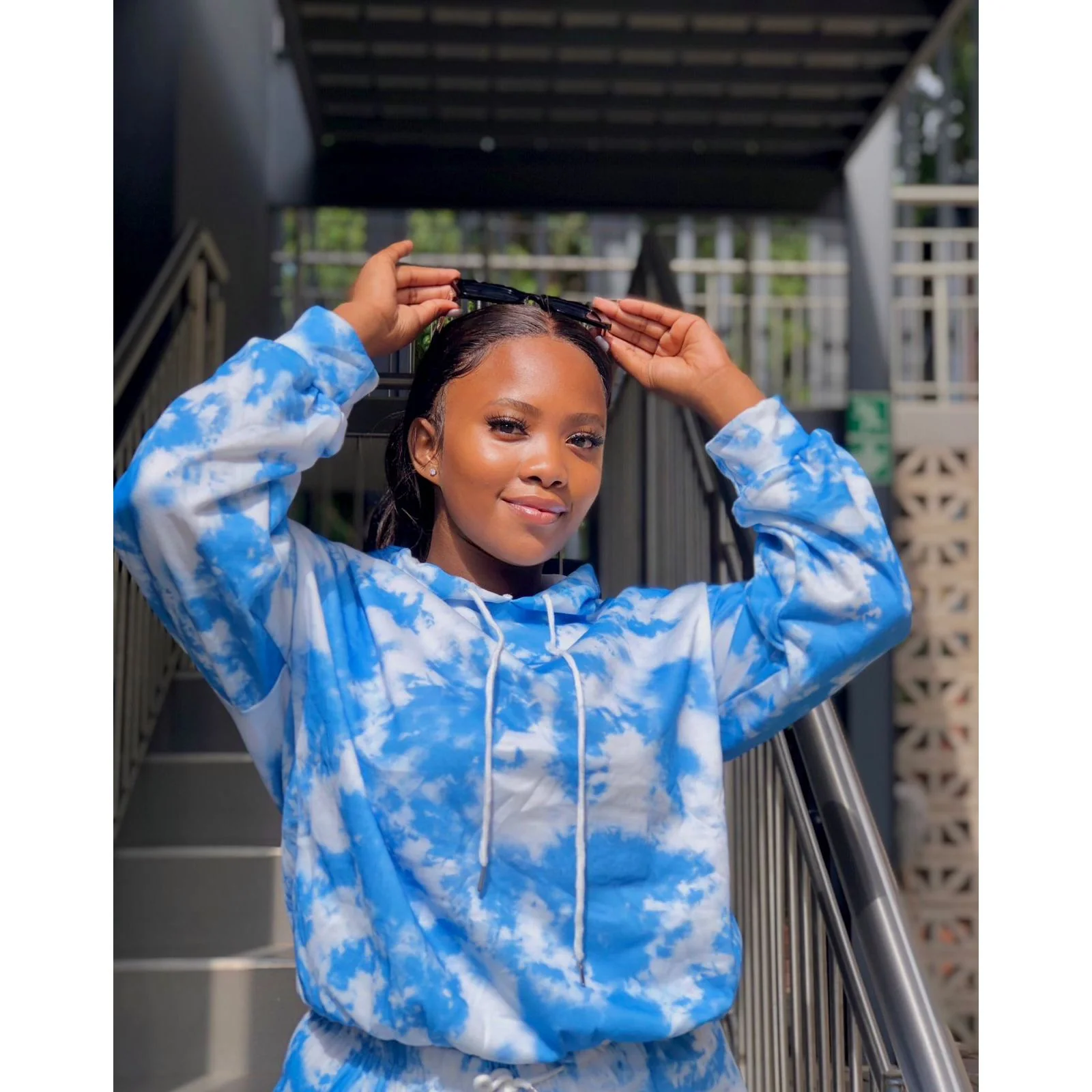 Tie Dye Multi Color Hooded Tracksuit - Image 7