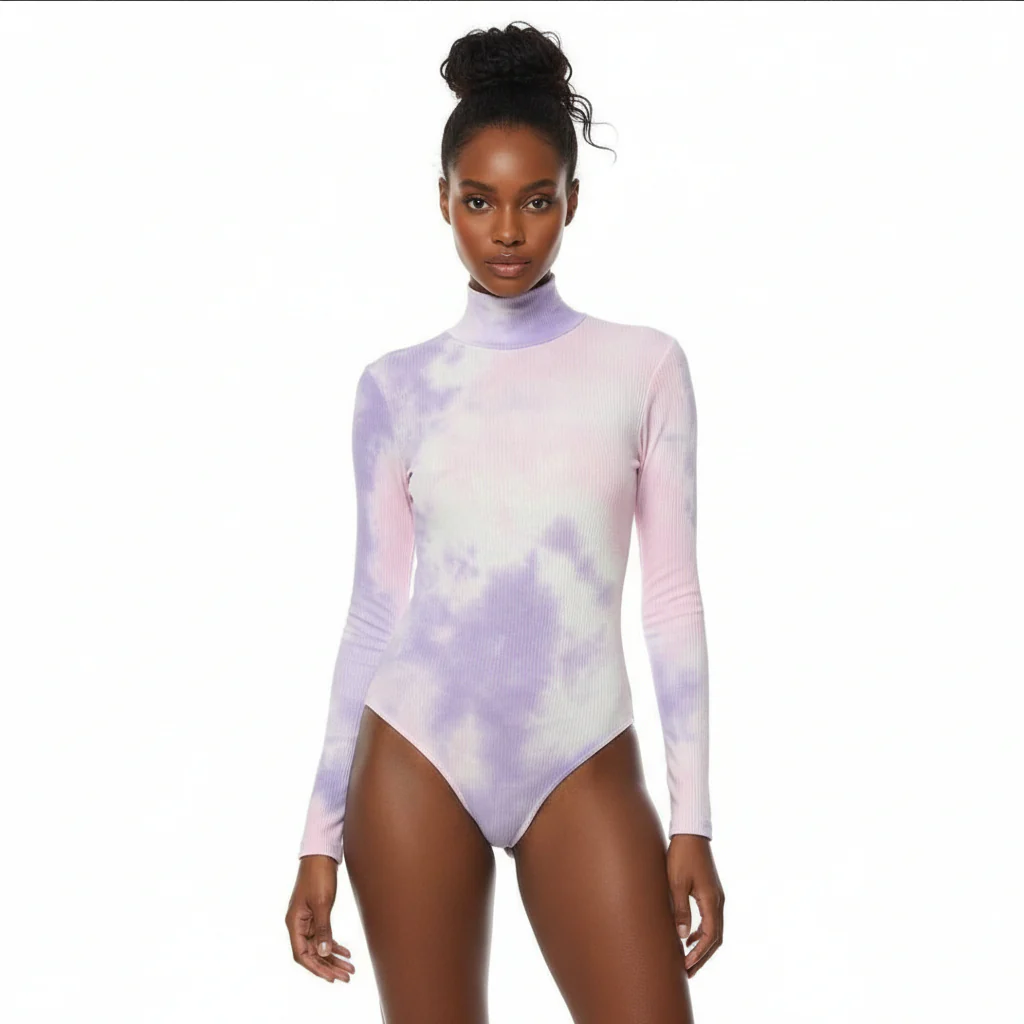 Tie Dye Print  Bodysuit  - Image 3